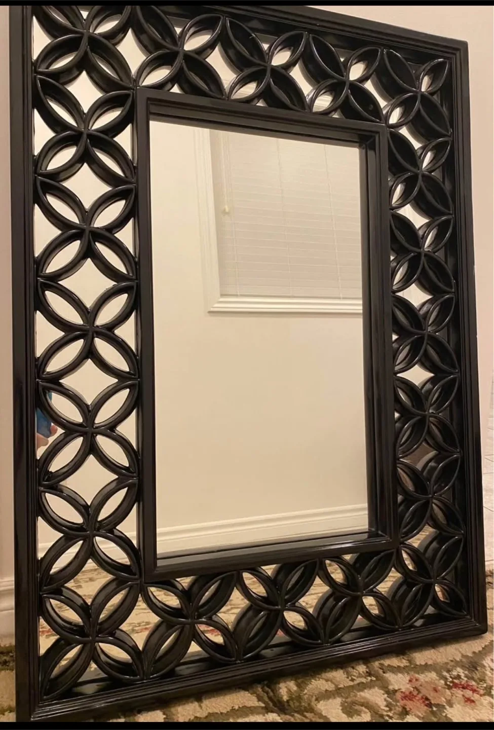 Black Decorative Wall Mirror thumbnail