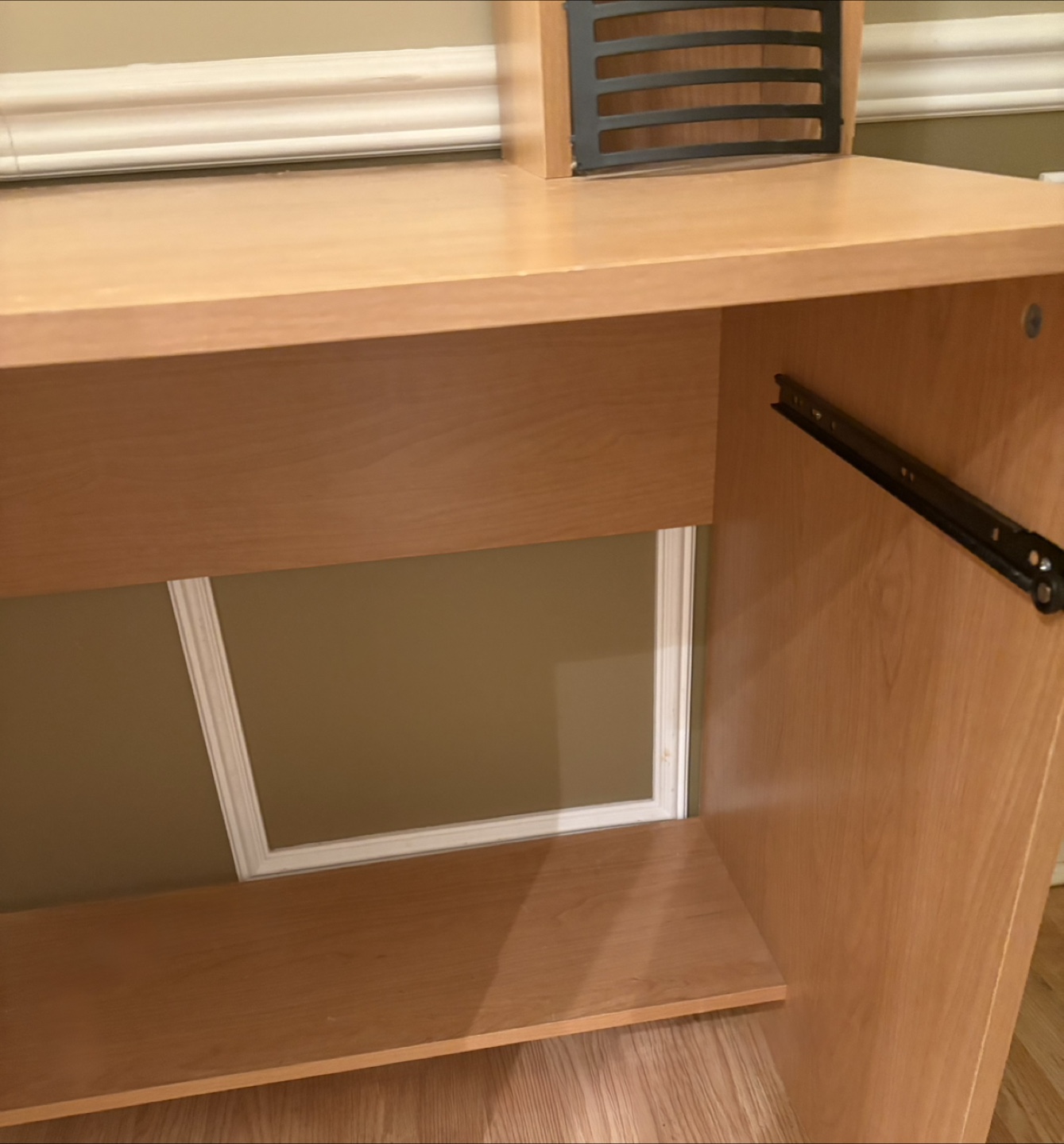 Light wood computer desk - photo 3