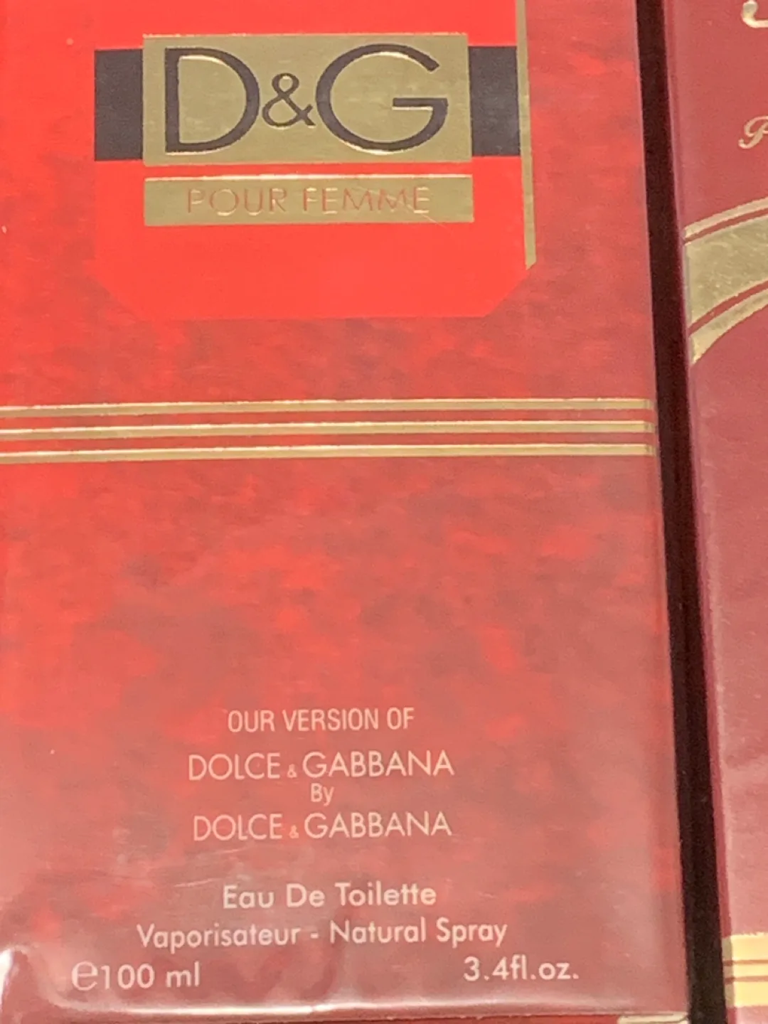 3 bottles of  Red Zone & D&G Pour Femme Perfume image indicator(3)