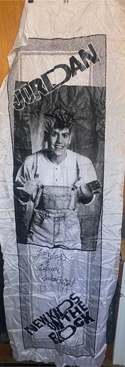 NKOTB Jordan Knight Satin Poster Flag thumbnail
