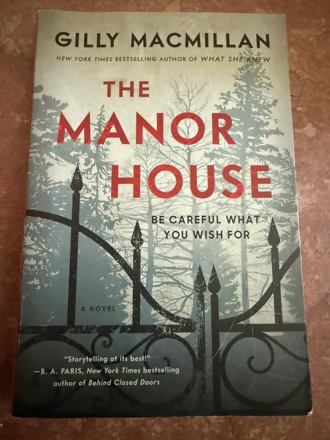 The Manor House by Gilly Macmillan thumbnail