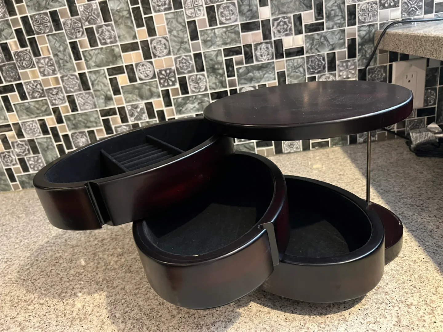 Rotating Jewelry Box - Black image indicator(4)