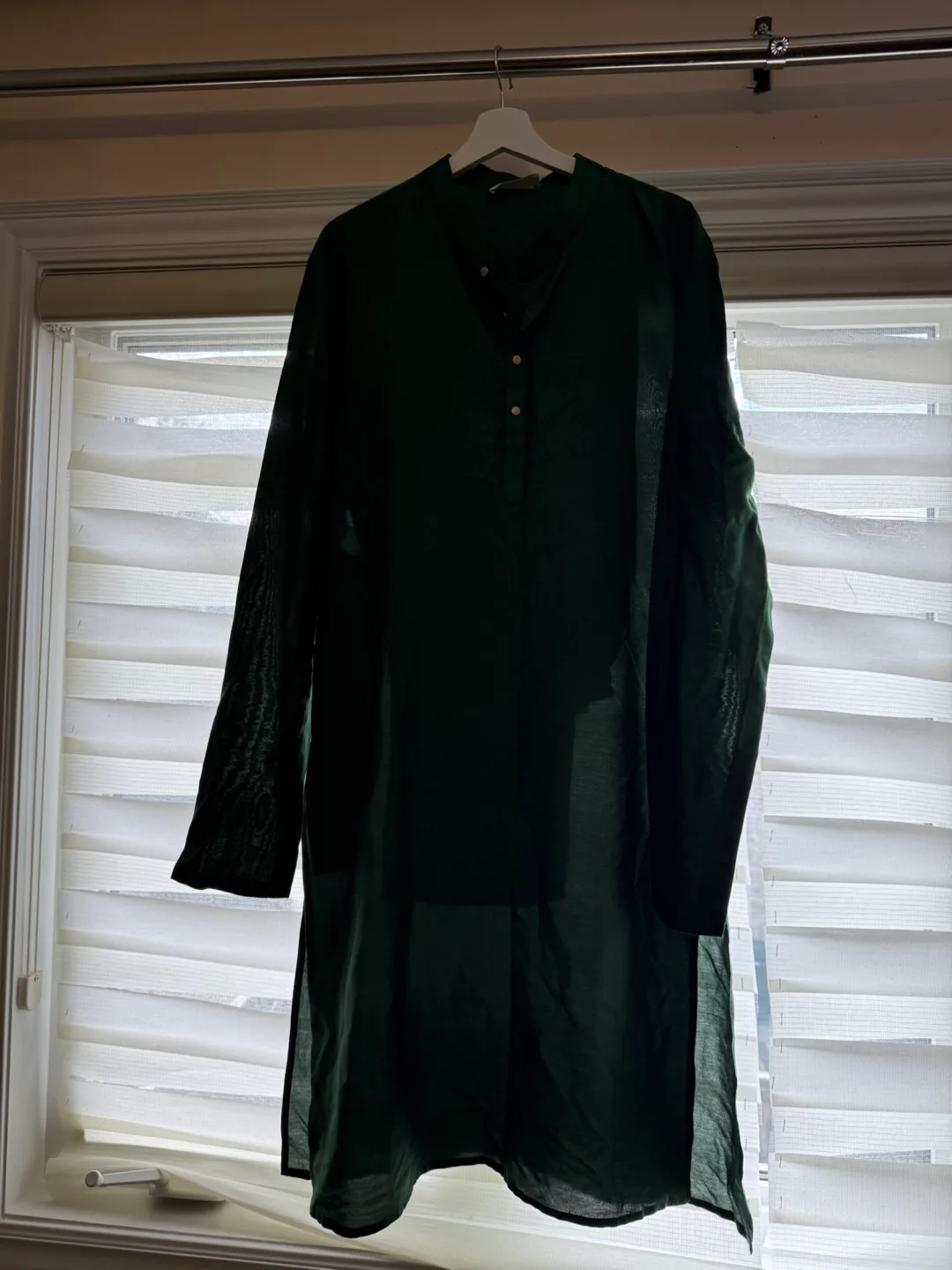 Rossh Ethnic Wear L/40 Shirt - Green with green pants thumbnail