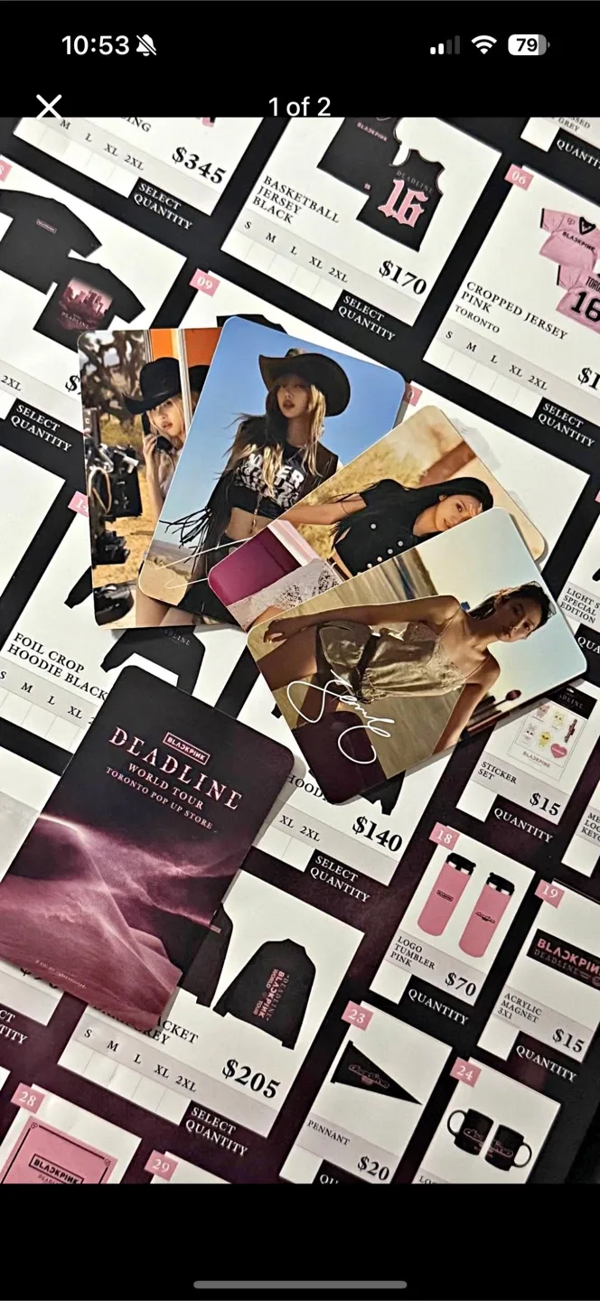 ISO* BLACKPINK Deadline Toronto pop-up Photo Cards thumbnail