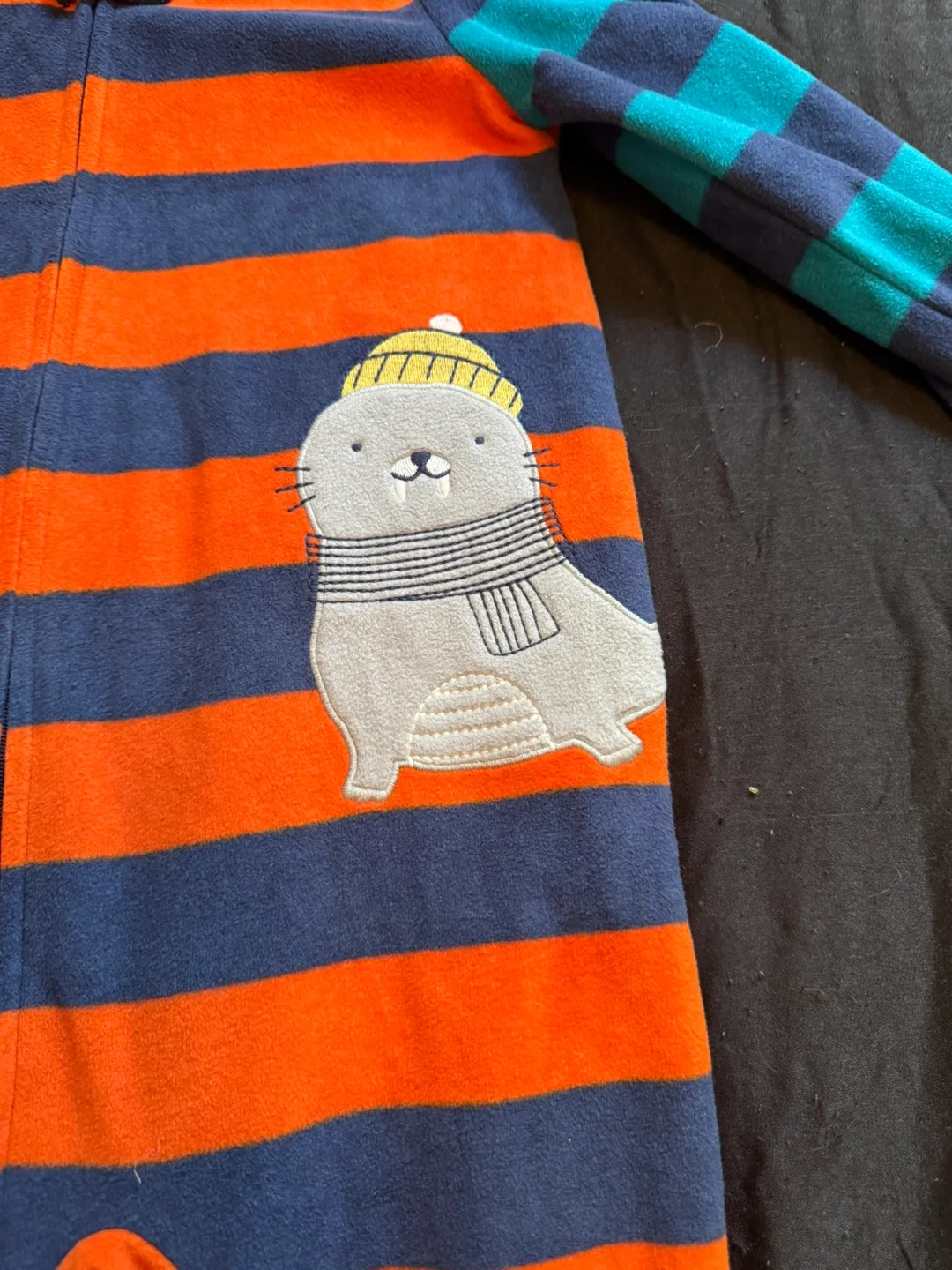 Carter's 4T Footed Pajamas - Striped image indicator(2)