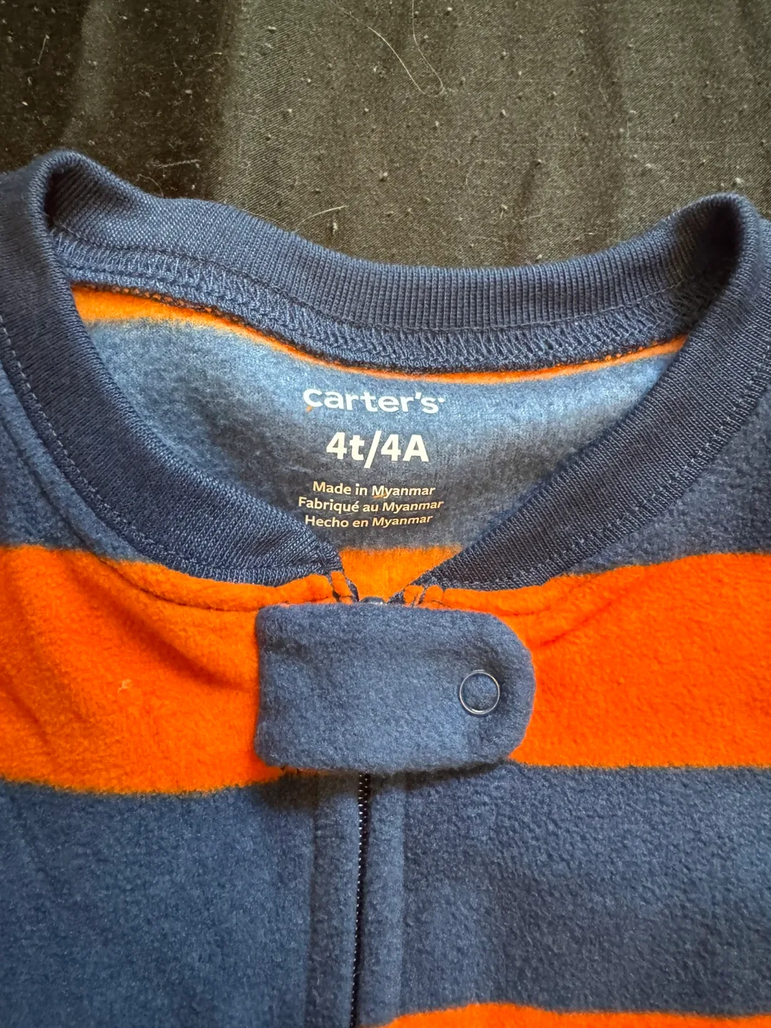 Carter's 4T Footed Pajamas - Striped image indicator(3)