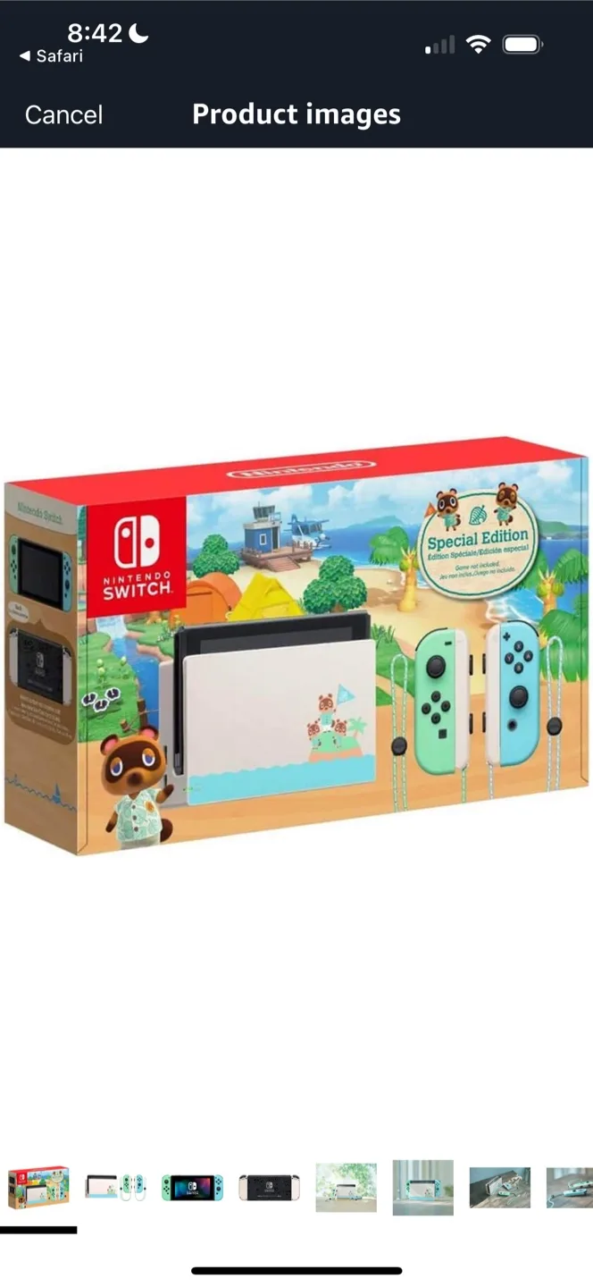 Nintendo Switch Animal Crossing Special Edition thumbnail