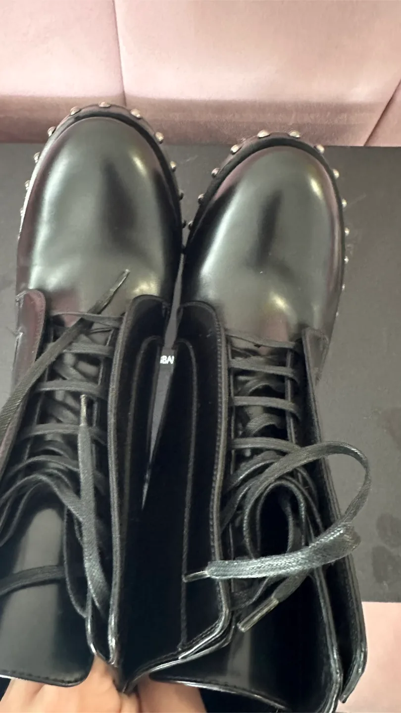 Dolce & Gabbana Leather Studded Boots - Size 37 image indicator(3)