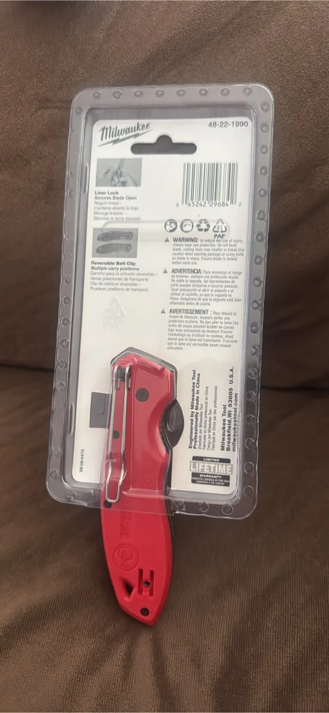 Milwaukee FASTBACK Flip Knife - New in Package! image indicator(2)