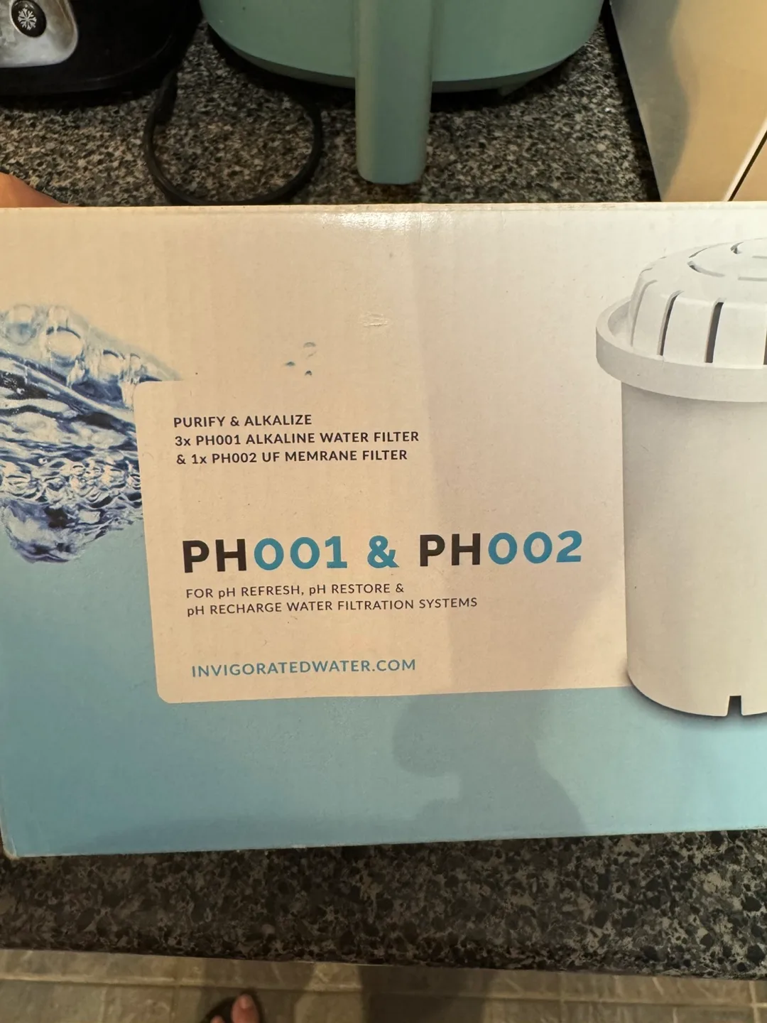 Invigorated Water PH001 & PH002 Filter Set image indicator(2)