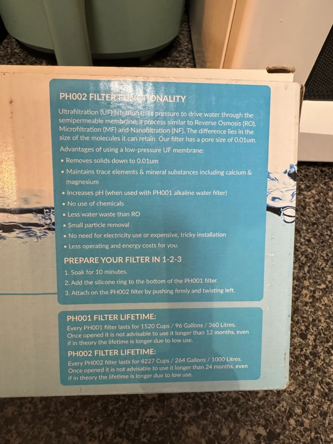 Invigorated Water PH001 & PH002 Filter Set image indicator(5)