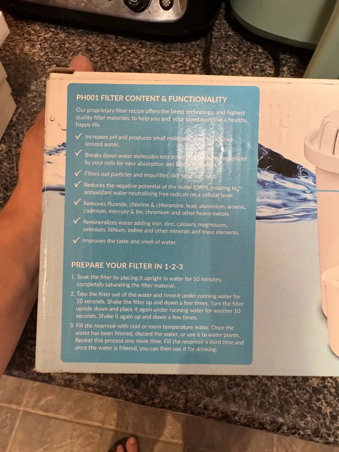 Invigorated Water PH001 & PH002 Filter Set image indicator(4)