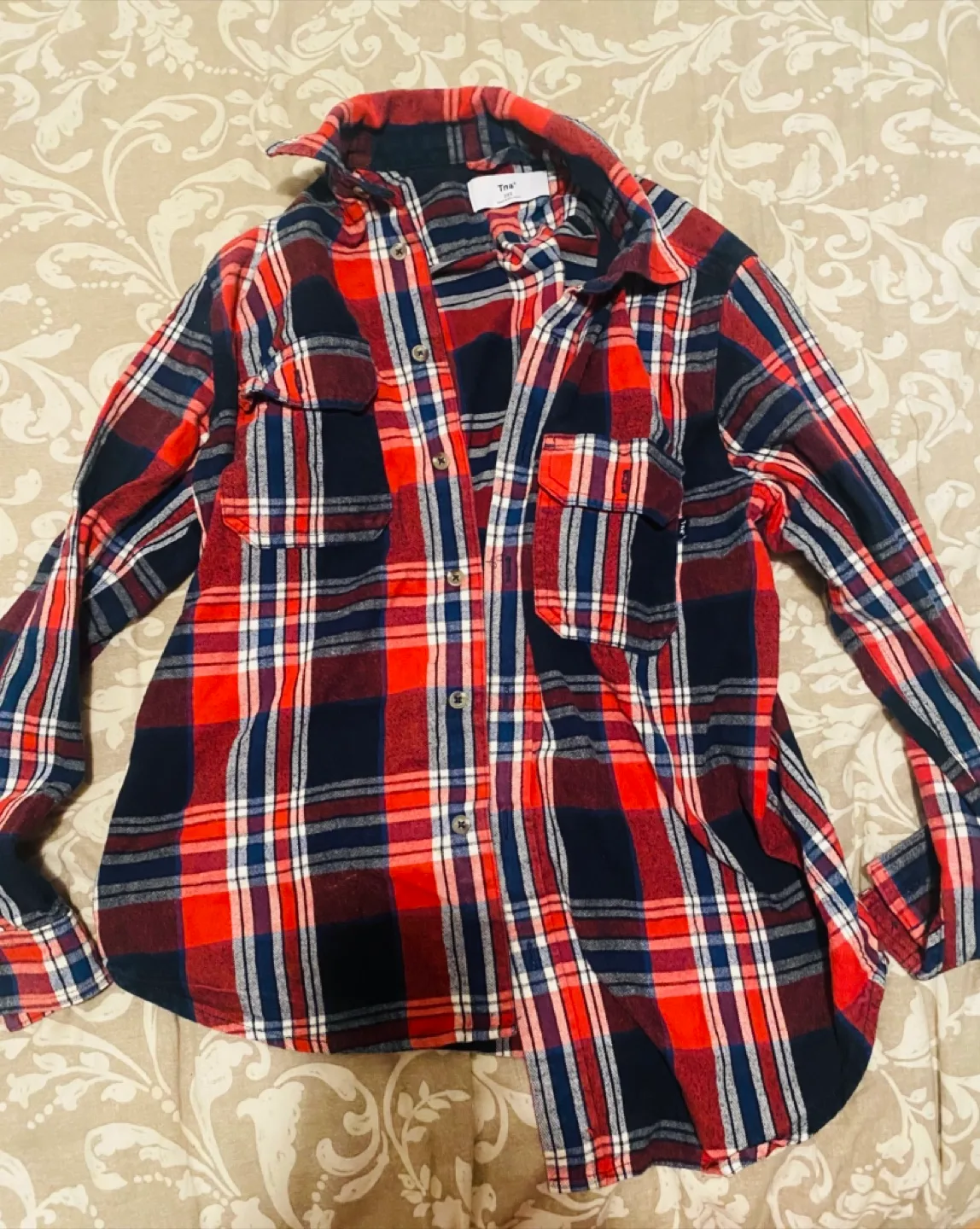 TNA Plaid Flannel Shirt thumbnail