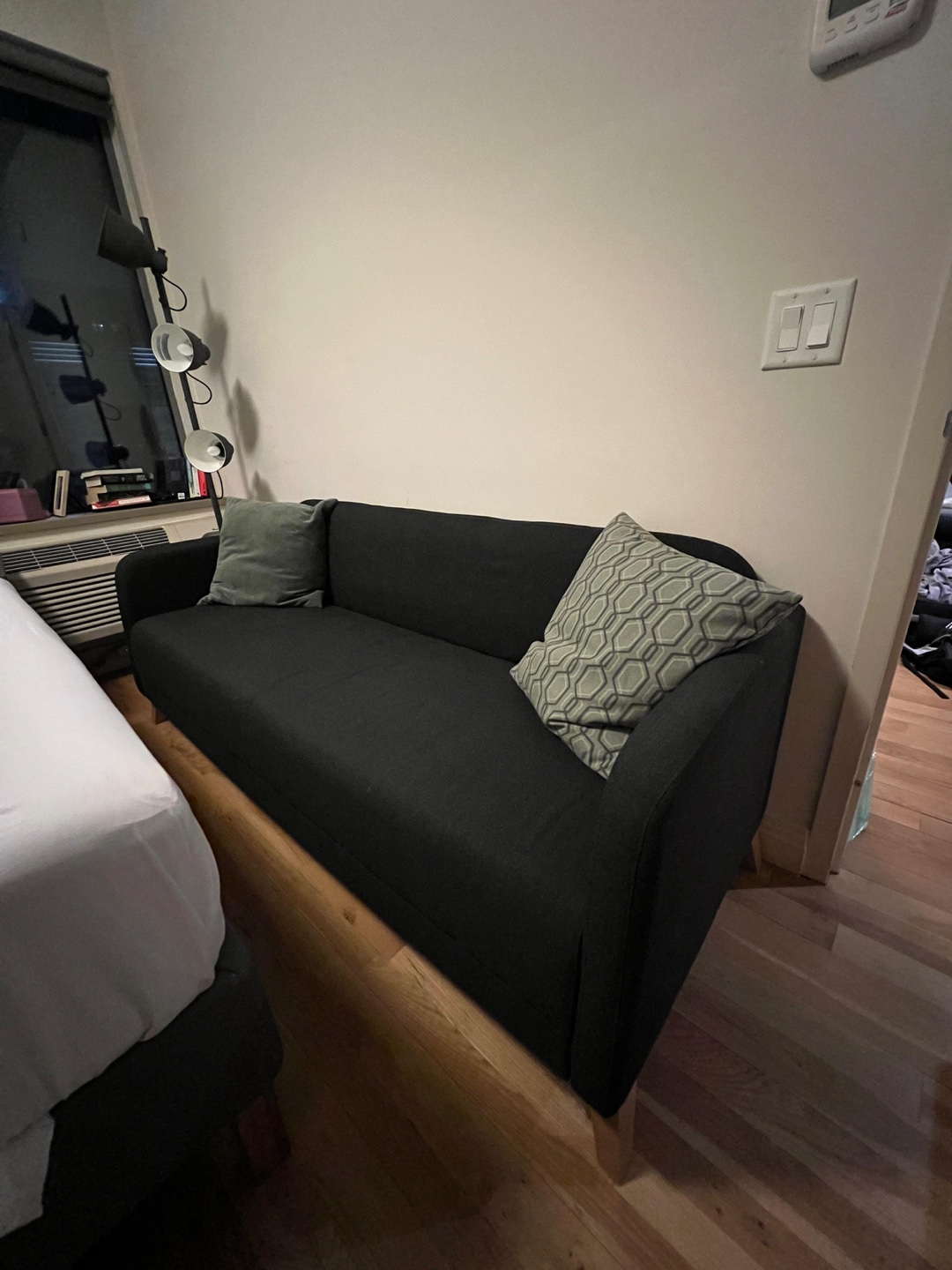 3-Seat Sofa Gray Barely Used