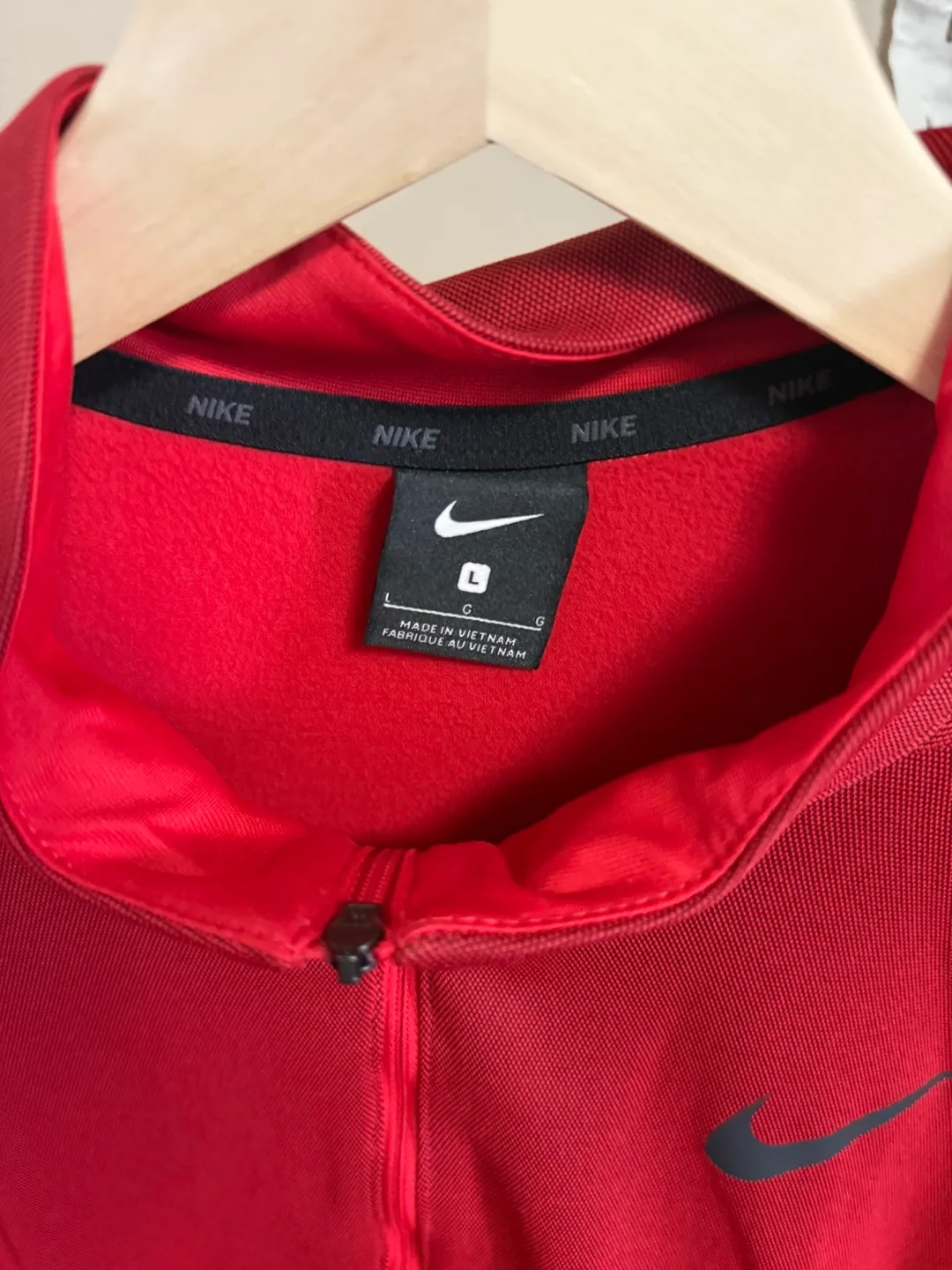 Nike Red Pullover - Size Large image indicator(4)