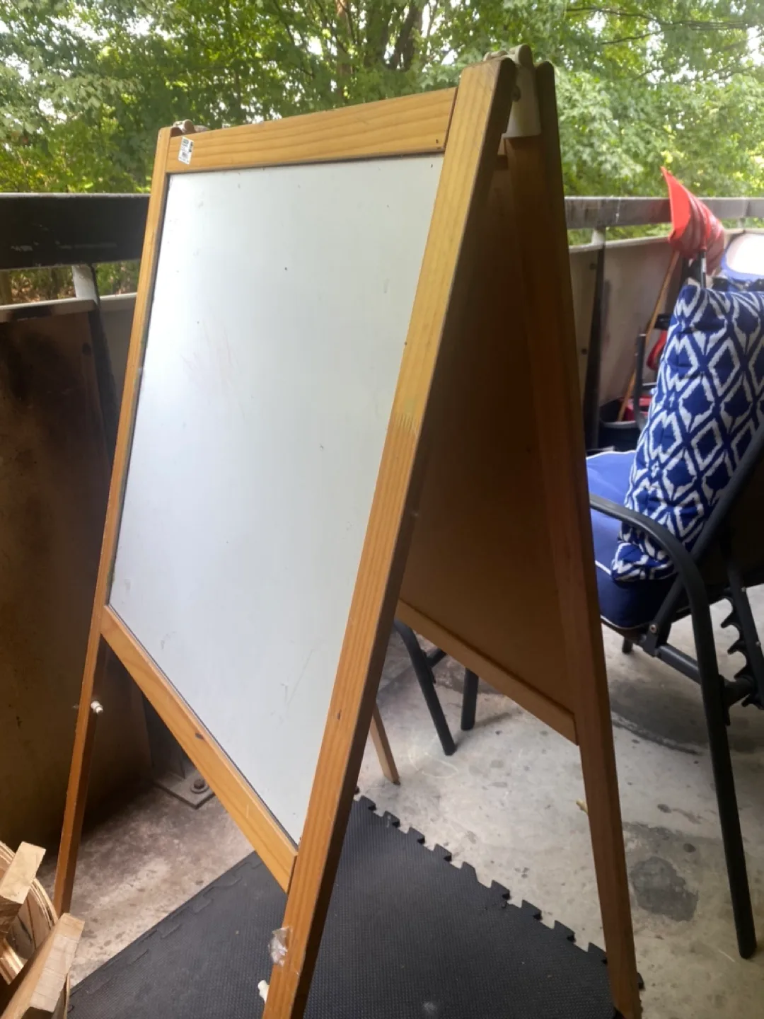 Kids Easel - Chalkboard & Whiteboard GONE ASAP thumbnail