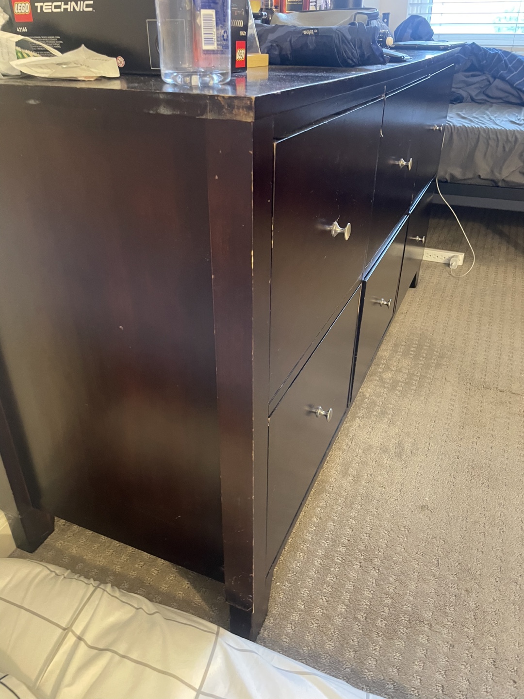 Brown 6-Drawer Dresser - photo 2