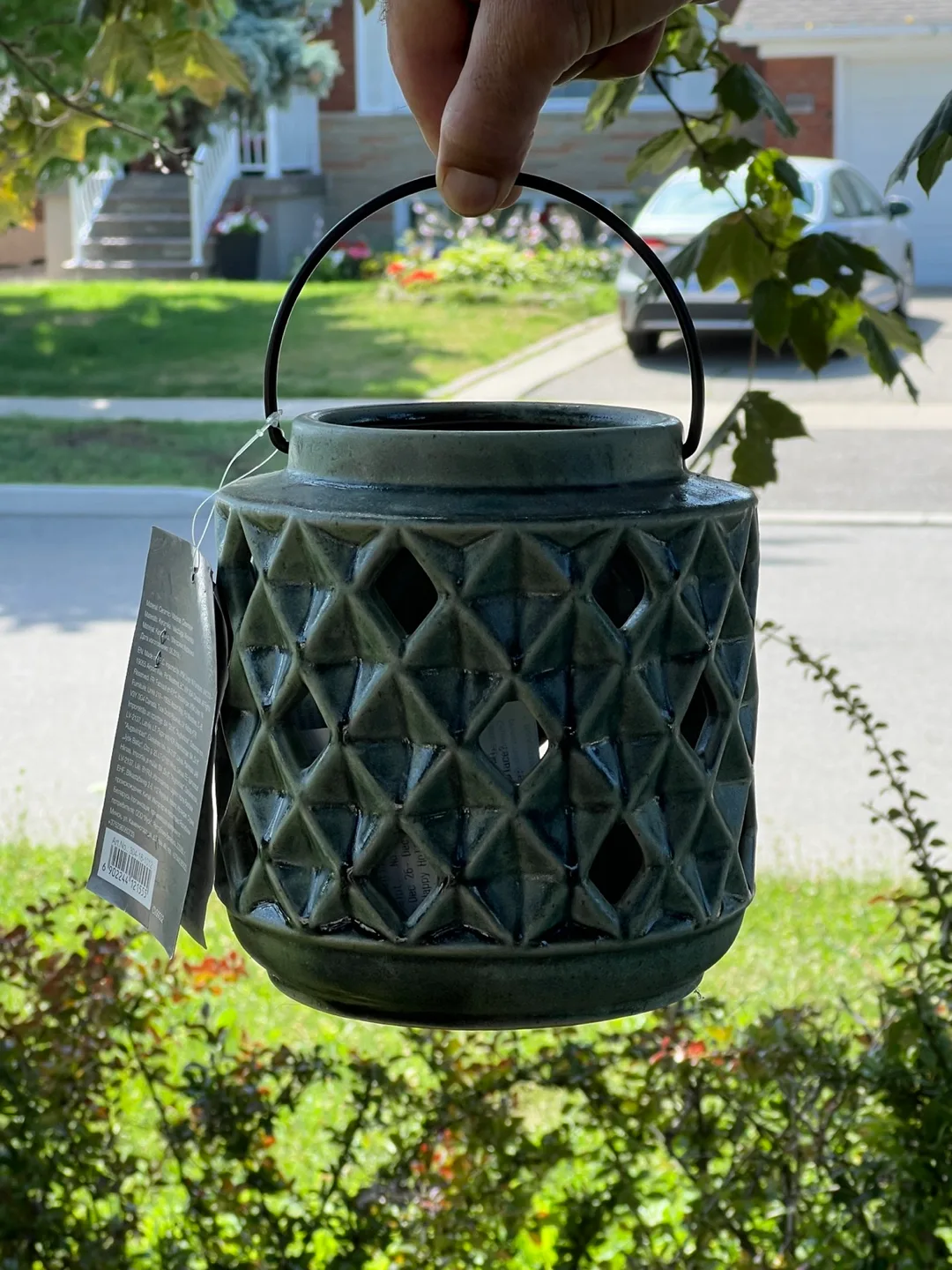 Green Ceramic Lantern thumbnail