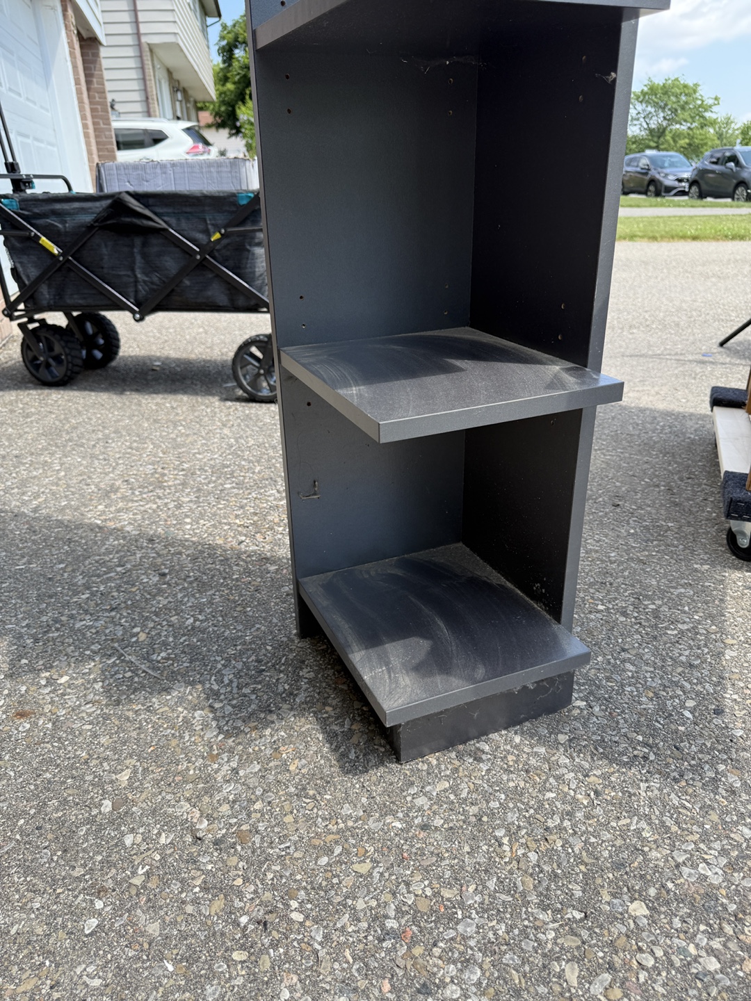 Grey Standing Shelf Unit - photo 2