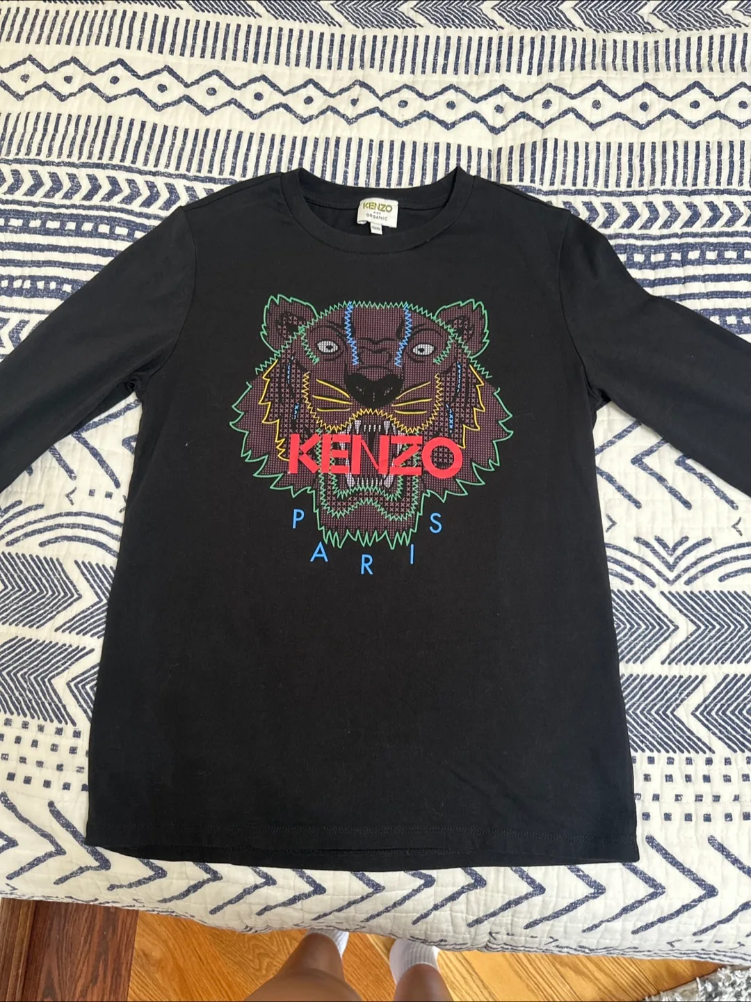 Kenzo Kids Black Long Sleeve Shirt Size 12A/152 thumbnail