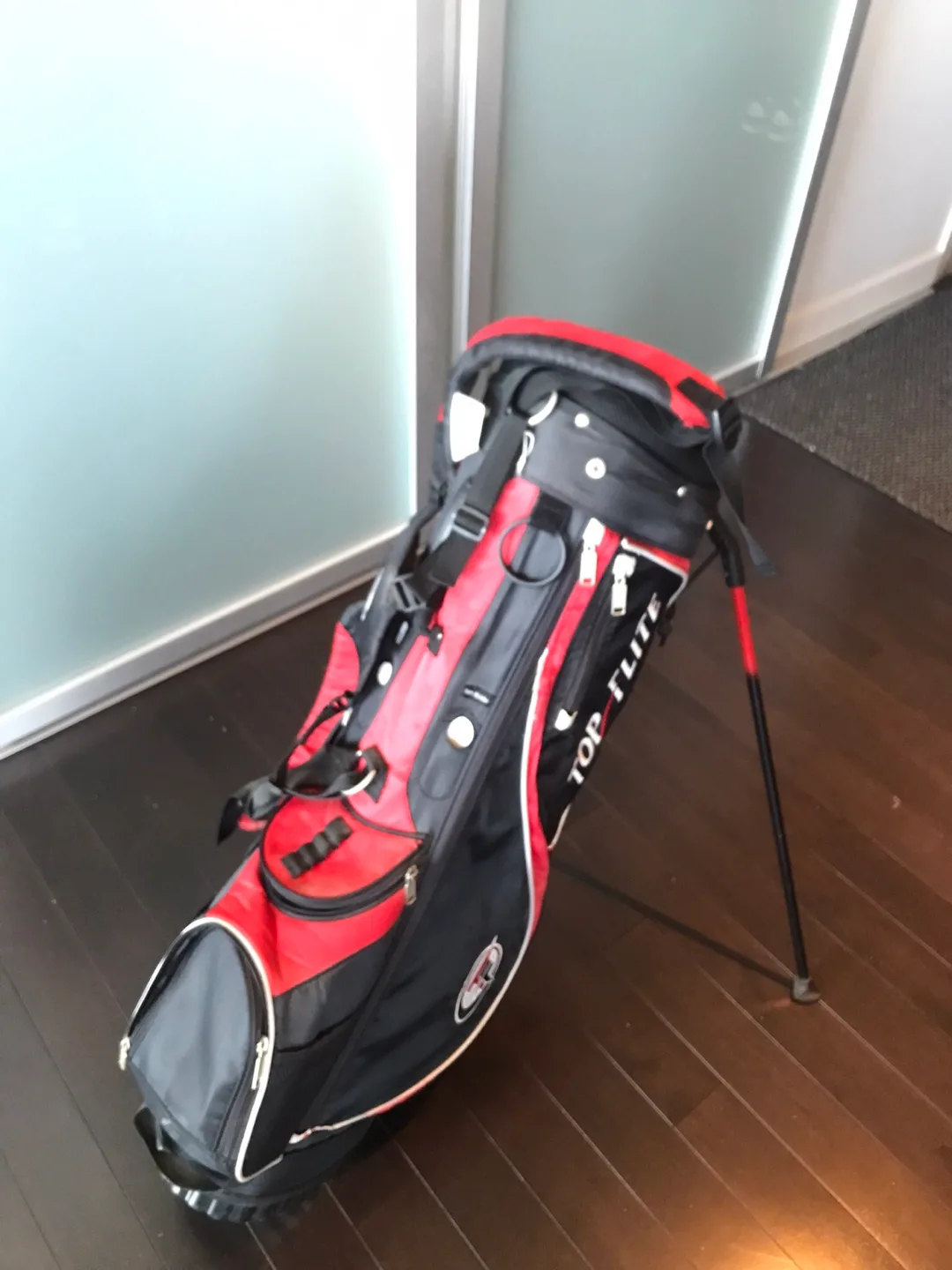 Top Flite Golf Stand Bag - Red & Black thumbnail
