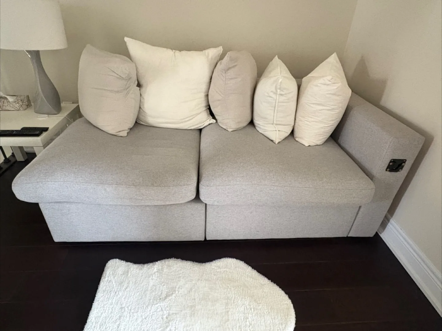 Grey Modular Sectional Sofa thumbnail