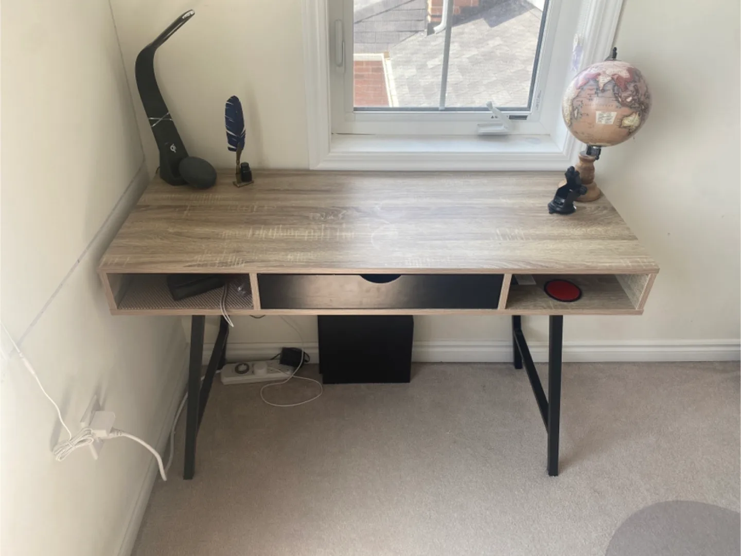 Wooden Desk with Drawer thumbnail
