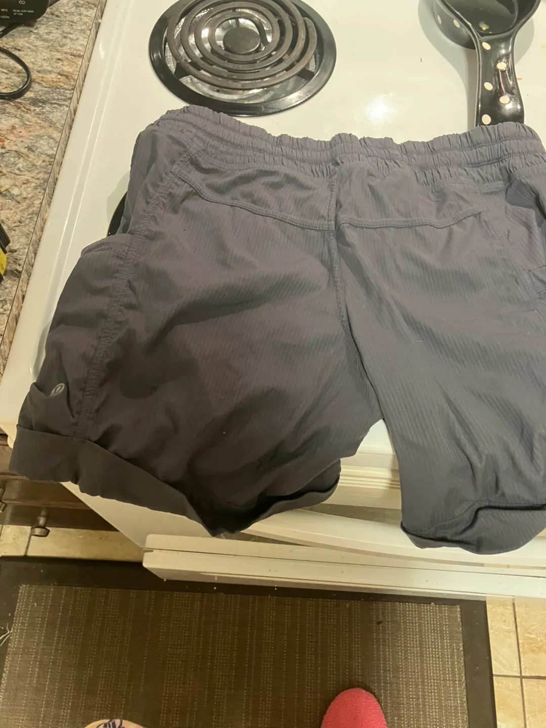 Lululemon Dark Grey Shorts - Size 4 image indicator(2)