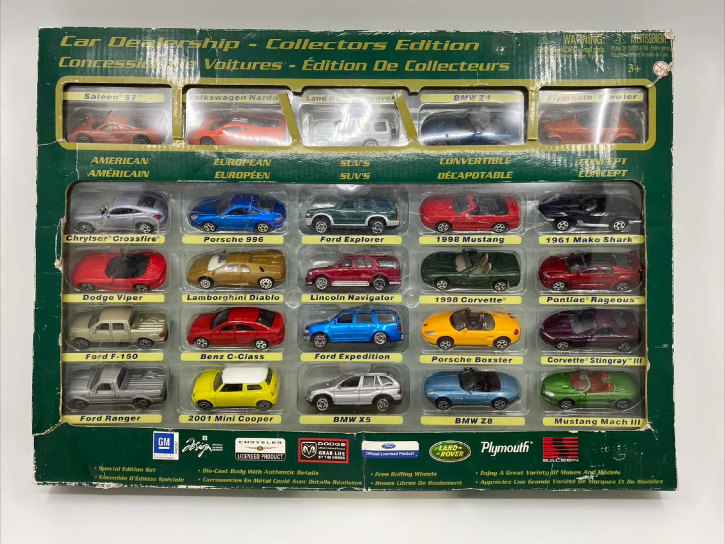 Motormax Car Dealership Collector Edition Car Set Green Box thumbnail