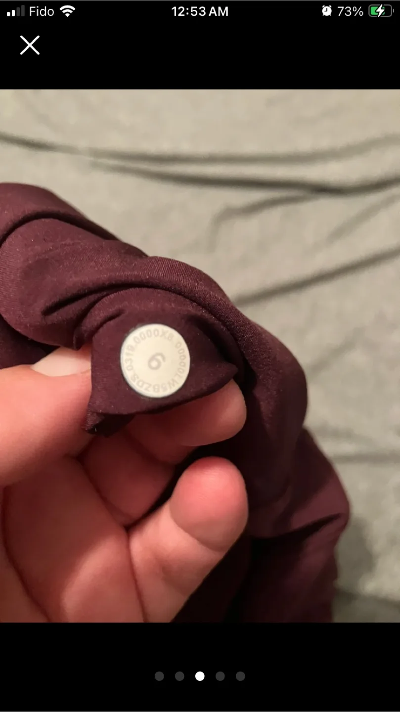 Lululemon Maroon pants Size 6 image indicator(3)