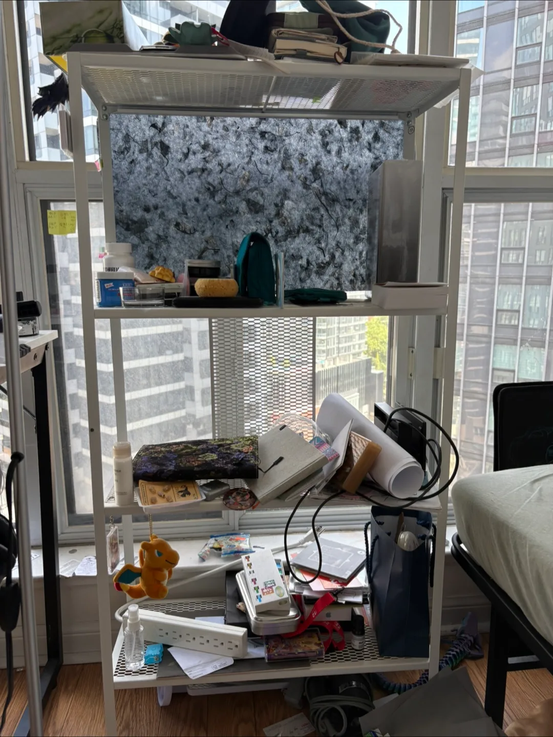 IKEA metal shelving unit (shelf ONLY)- white image indicator(3)