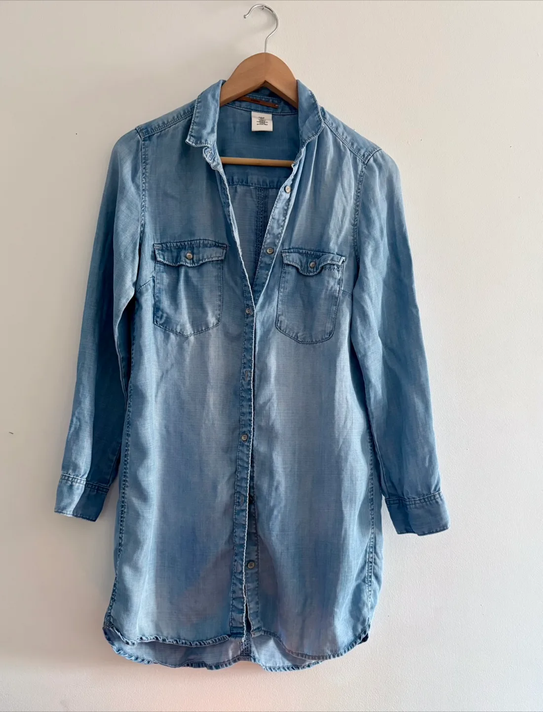 H&M Denim Shirt dress ! thumbnail