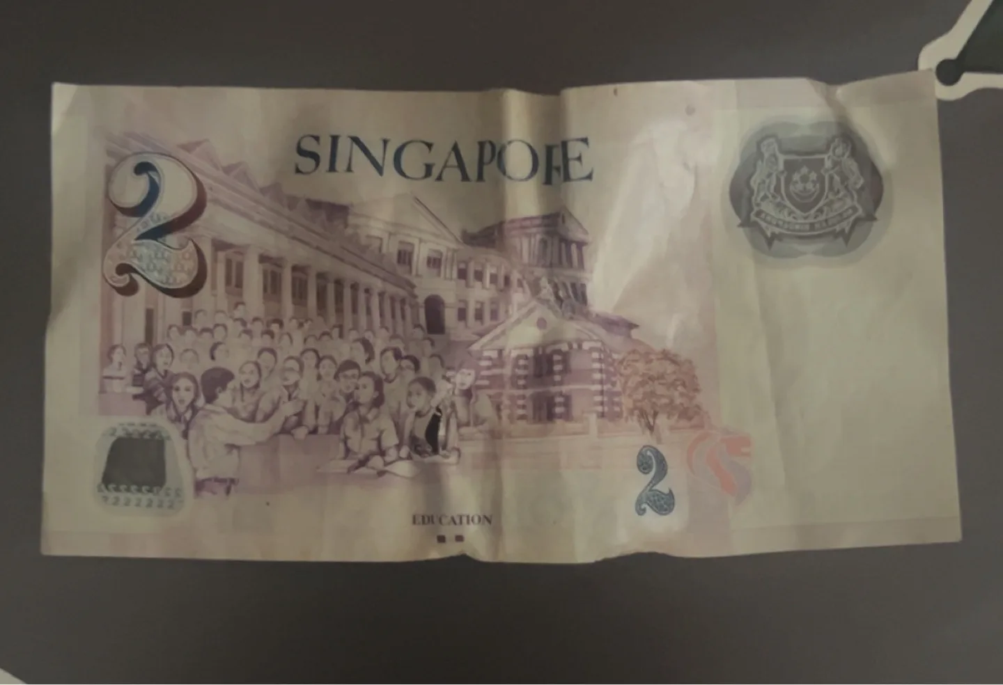 Singapore Two Dollar Bill thumbnail