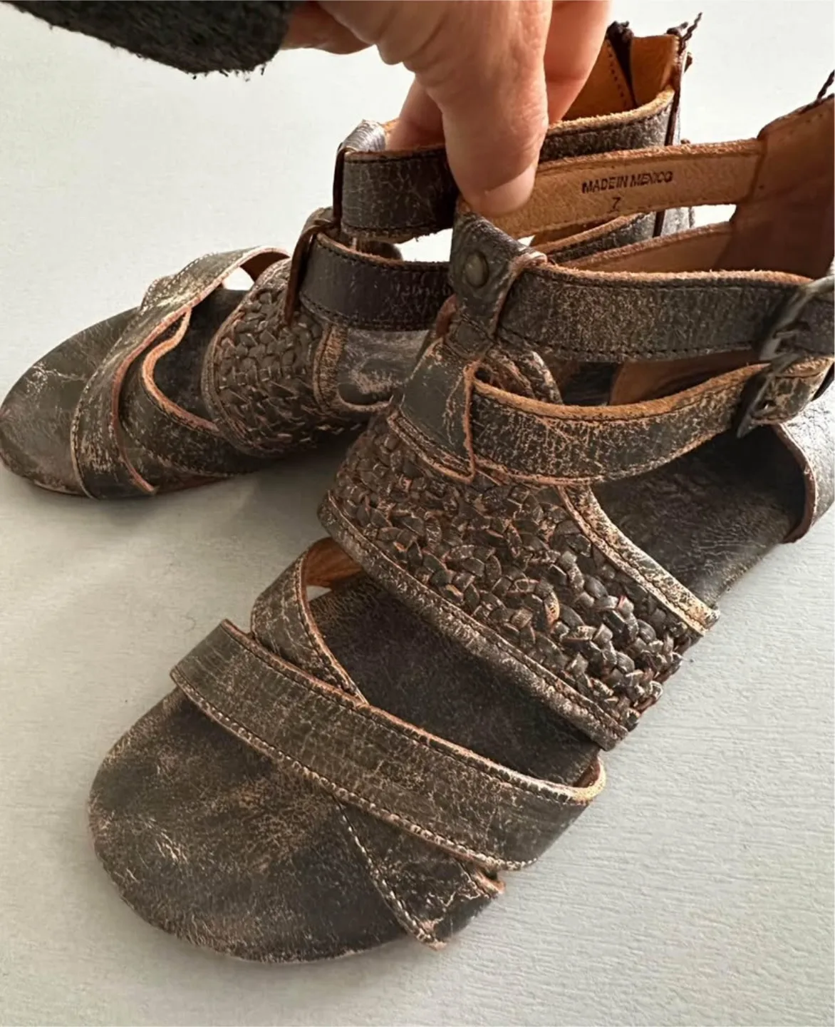 Bed Stu Gladiator Sandals Size 7 image indicator(4)