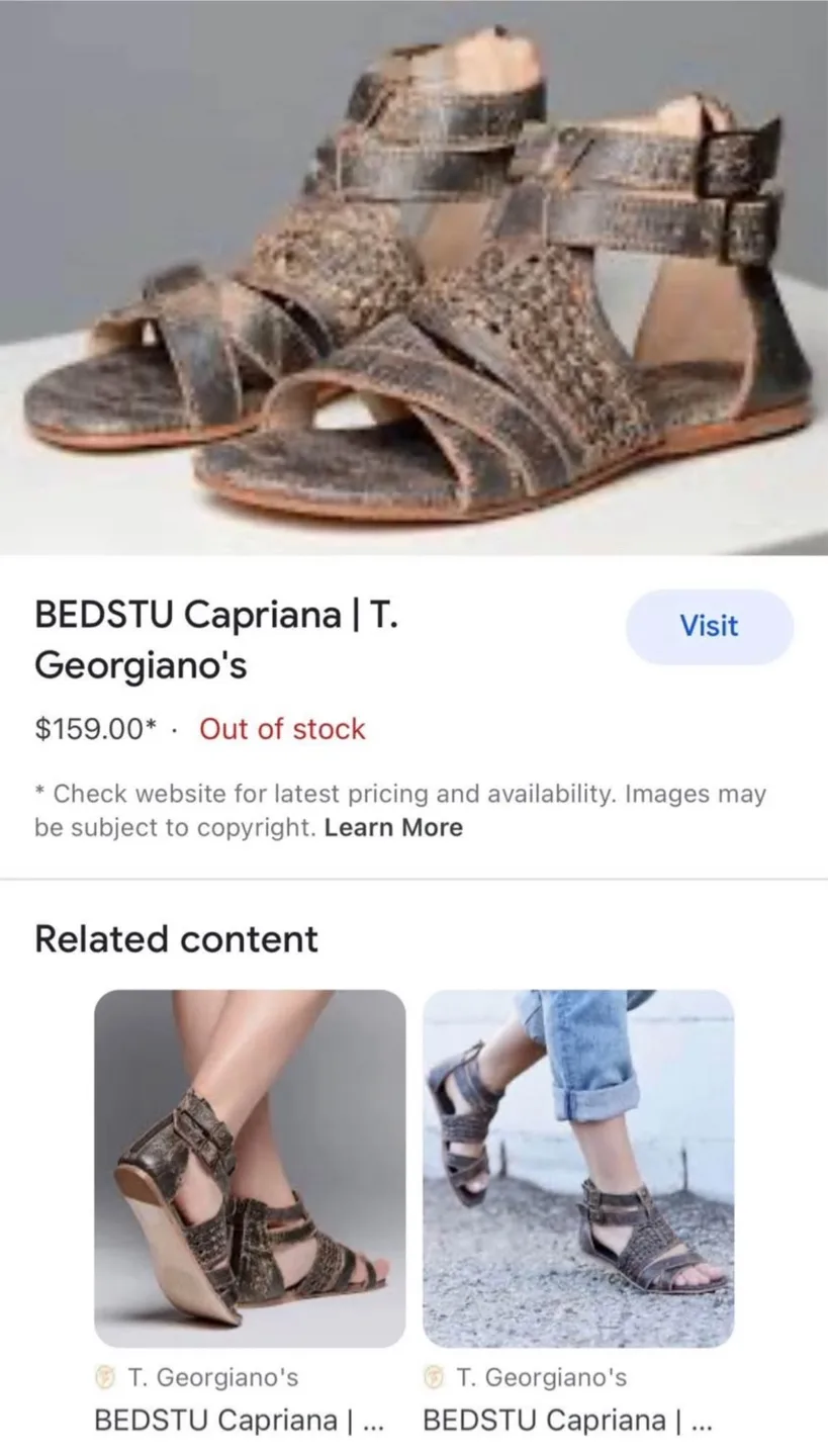 Bed Stu Gladiator Sandals Size 7 image indicator(9)