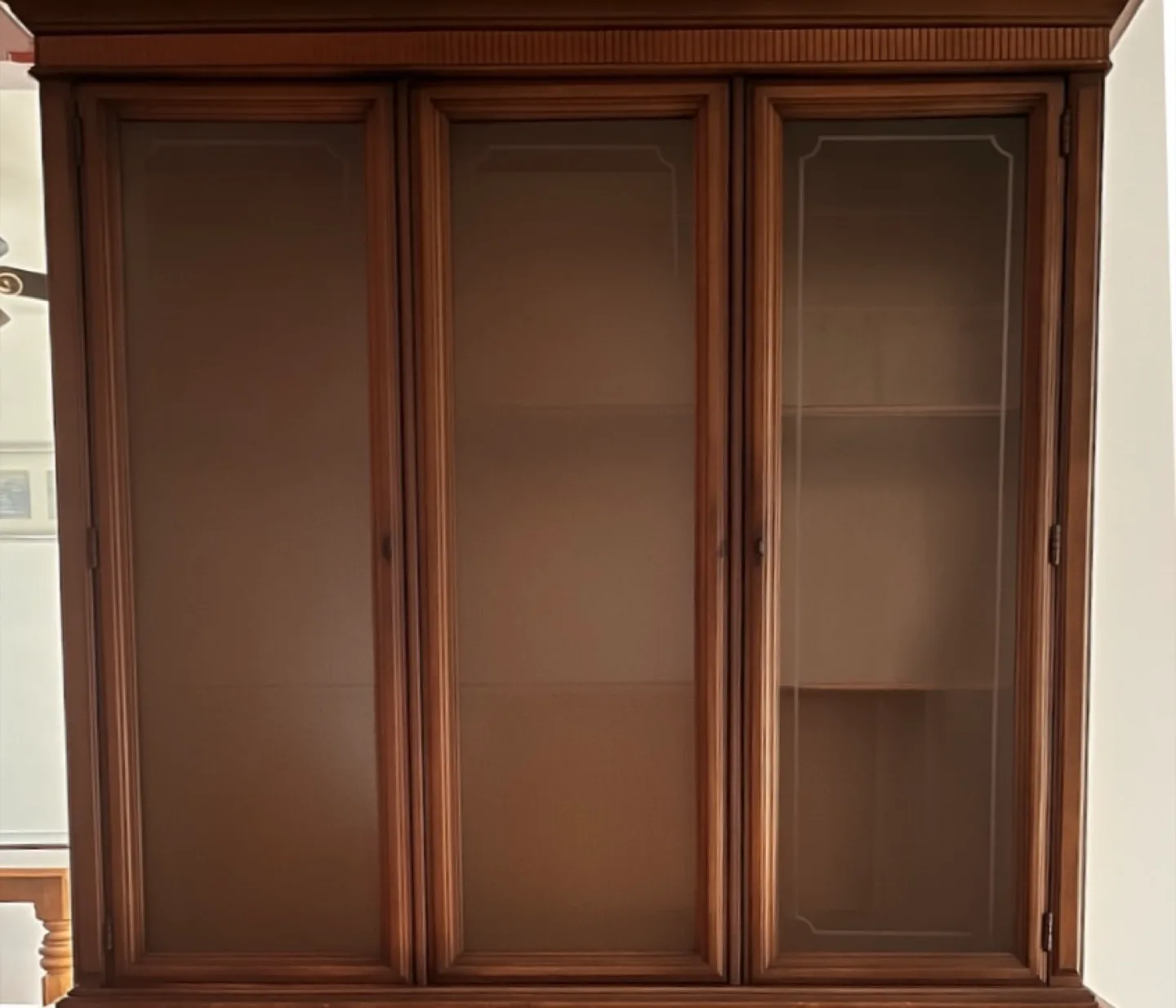 Wooden Display Cabinet with Glass Doors thumbnail
