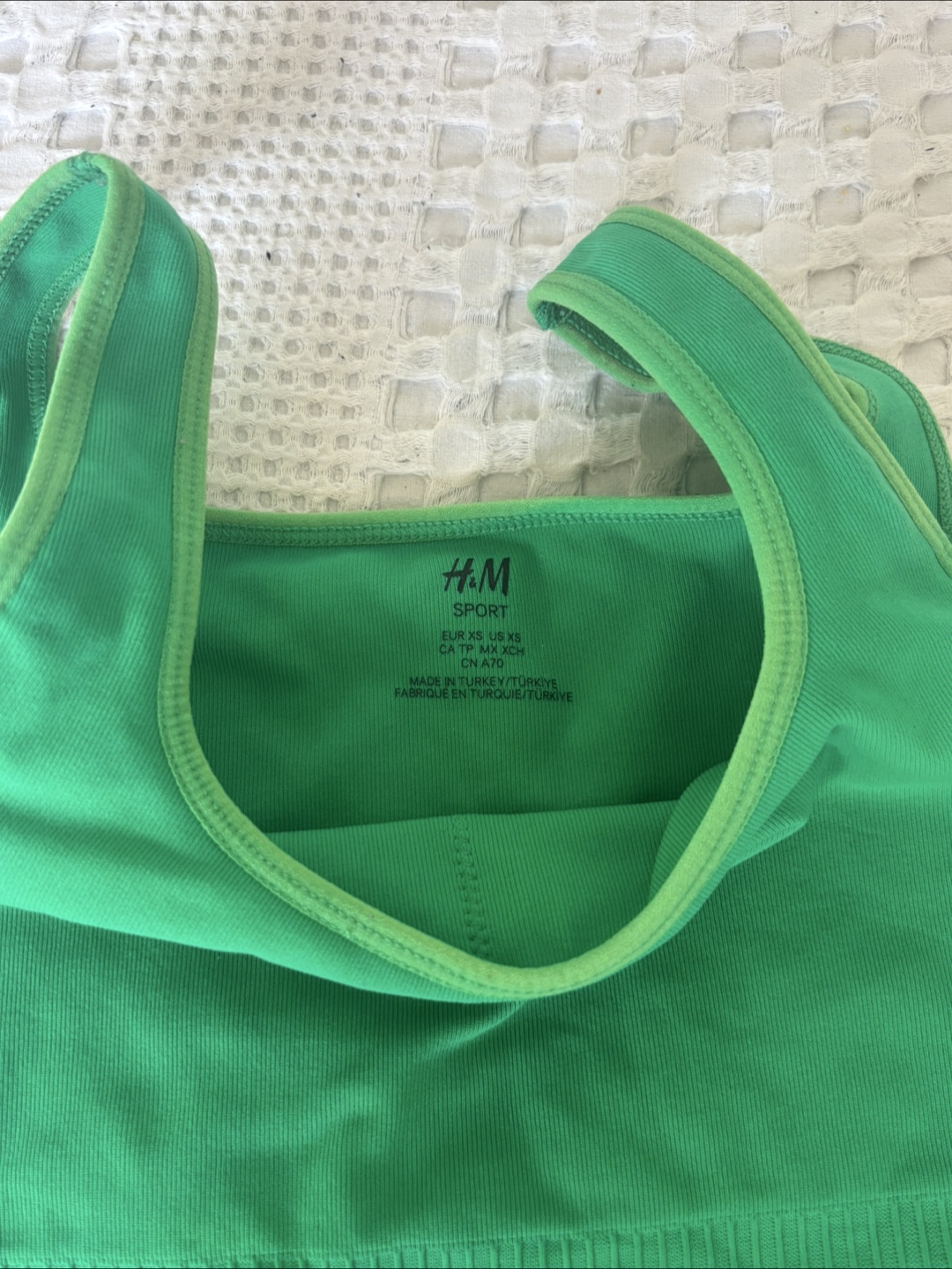 H&M Sport Green Tank Top - Size XS - photo 3