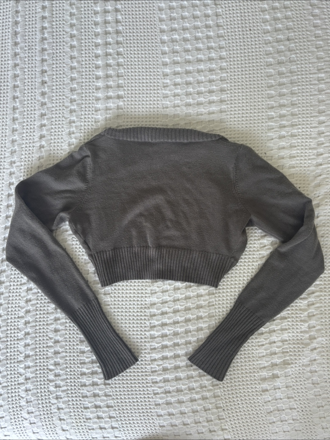 Vintage Garage Cropped Cardigan - Size M - photo 2