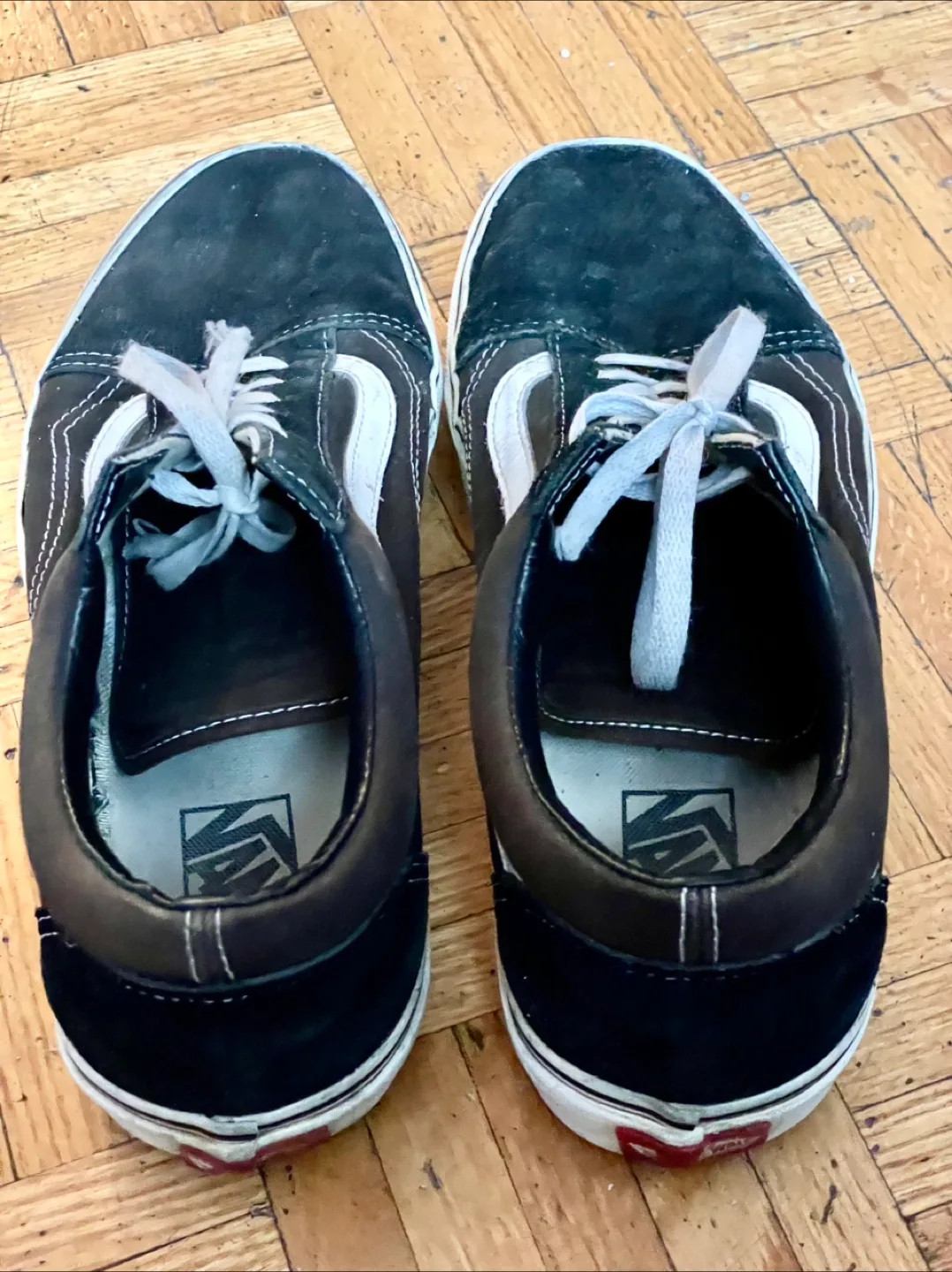 NICE! Black Suede Vans Shoes (Old School) image indicator(3)