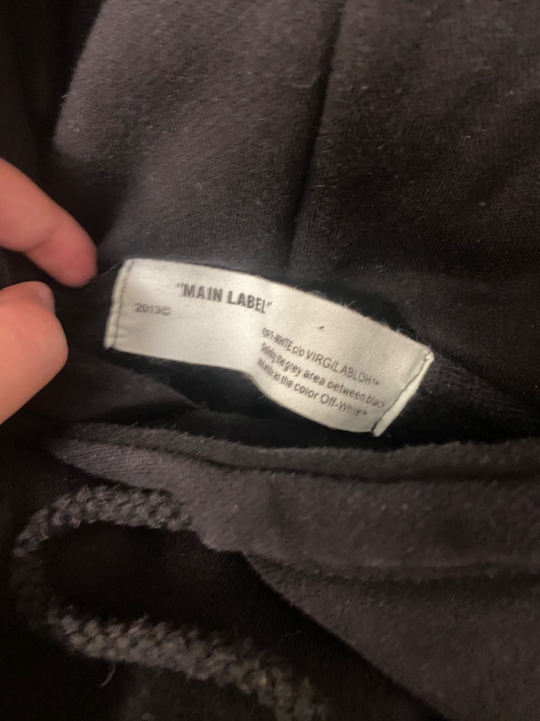 Off-White Black Hoodie - photo 4