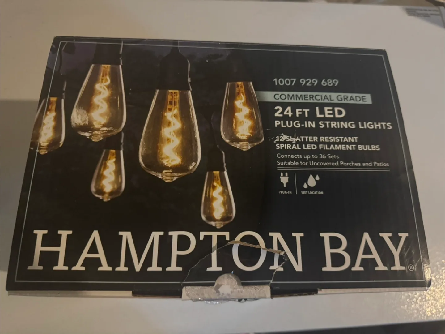 Hampton Bay 24ft LED Plug-In String Lights thumbnail