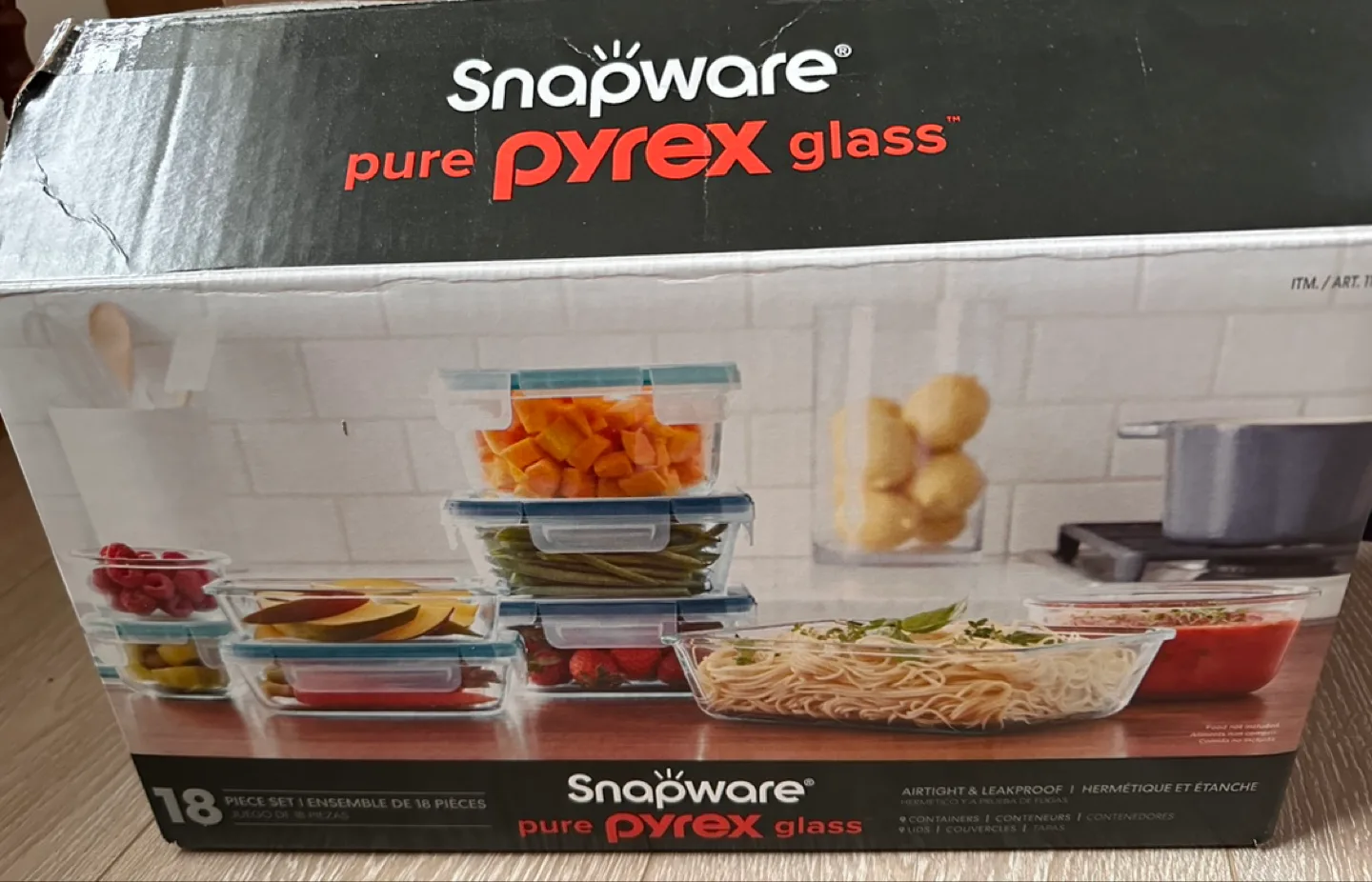 Snapware Pure Pyrex Glass 18-Piece Set thumbnail