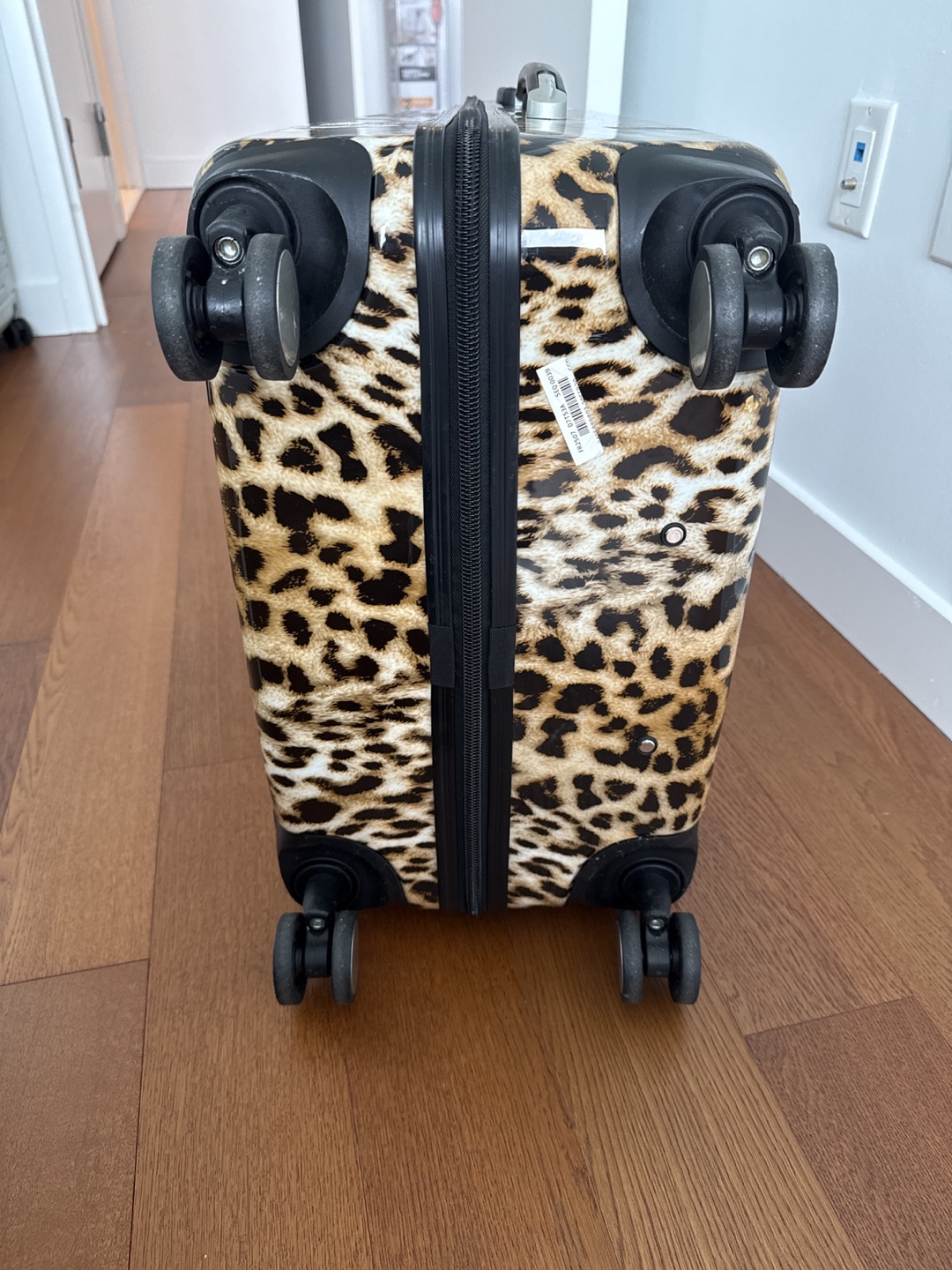 Leopard Print Hardside Suitcase - photo 4
