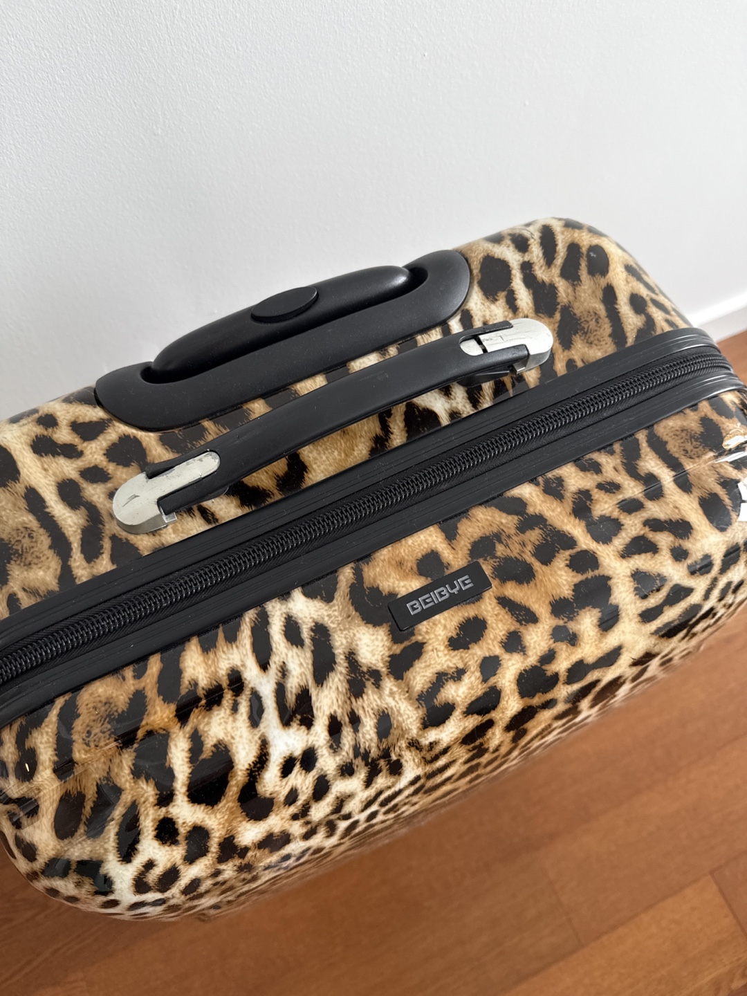 Leopard Print Hardside Suitcase - photo 2