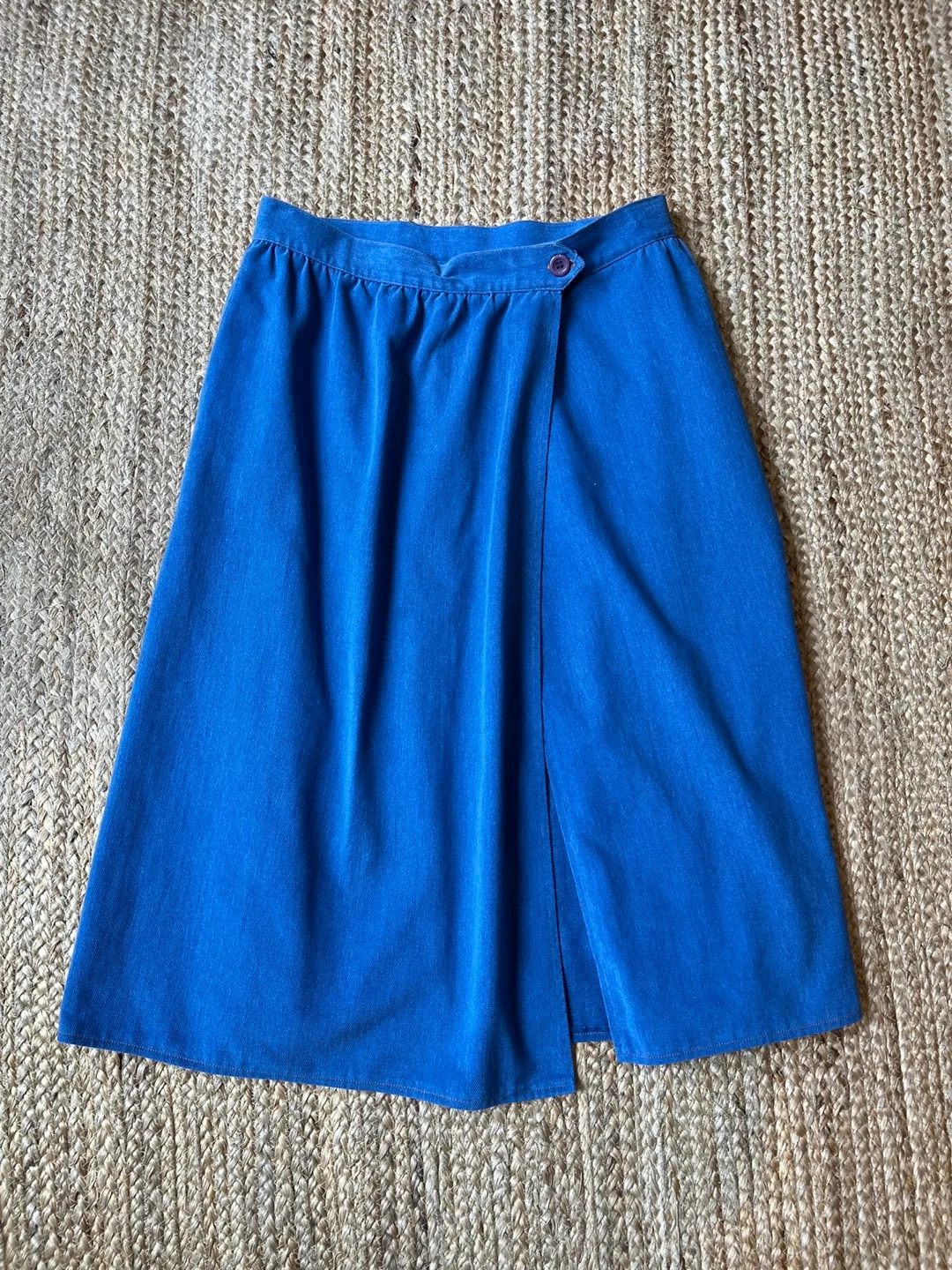 Blue Wrap Skirt thumbnail