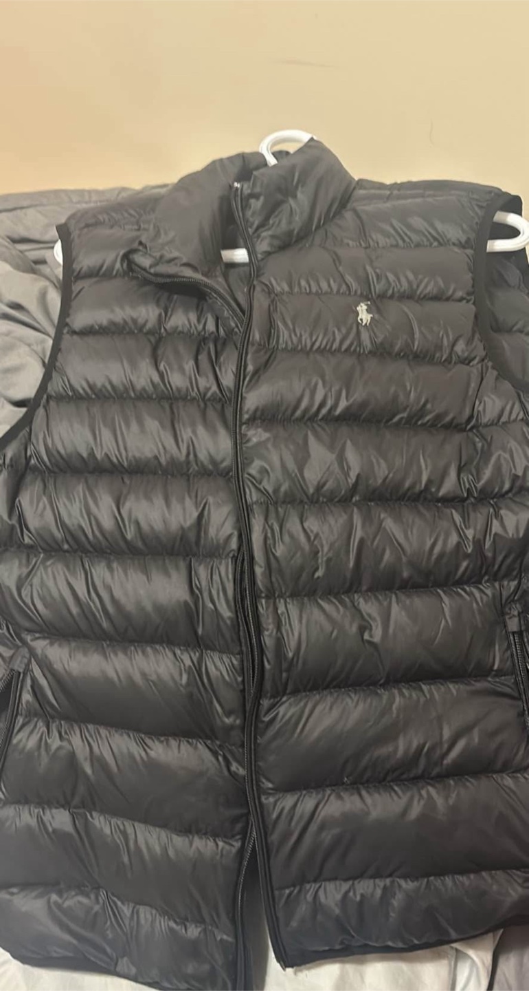 Polo Ralph Lauren Black Puffer Vest - XL