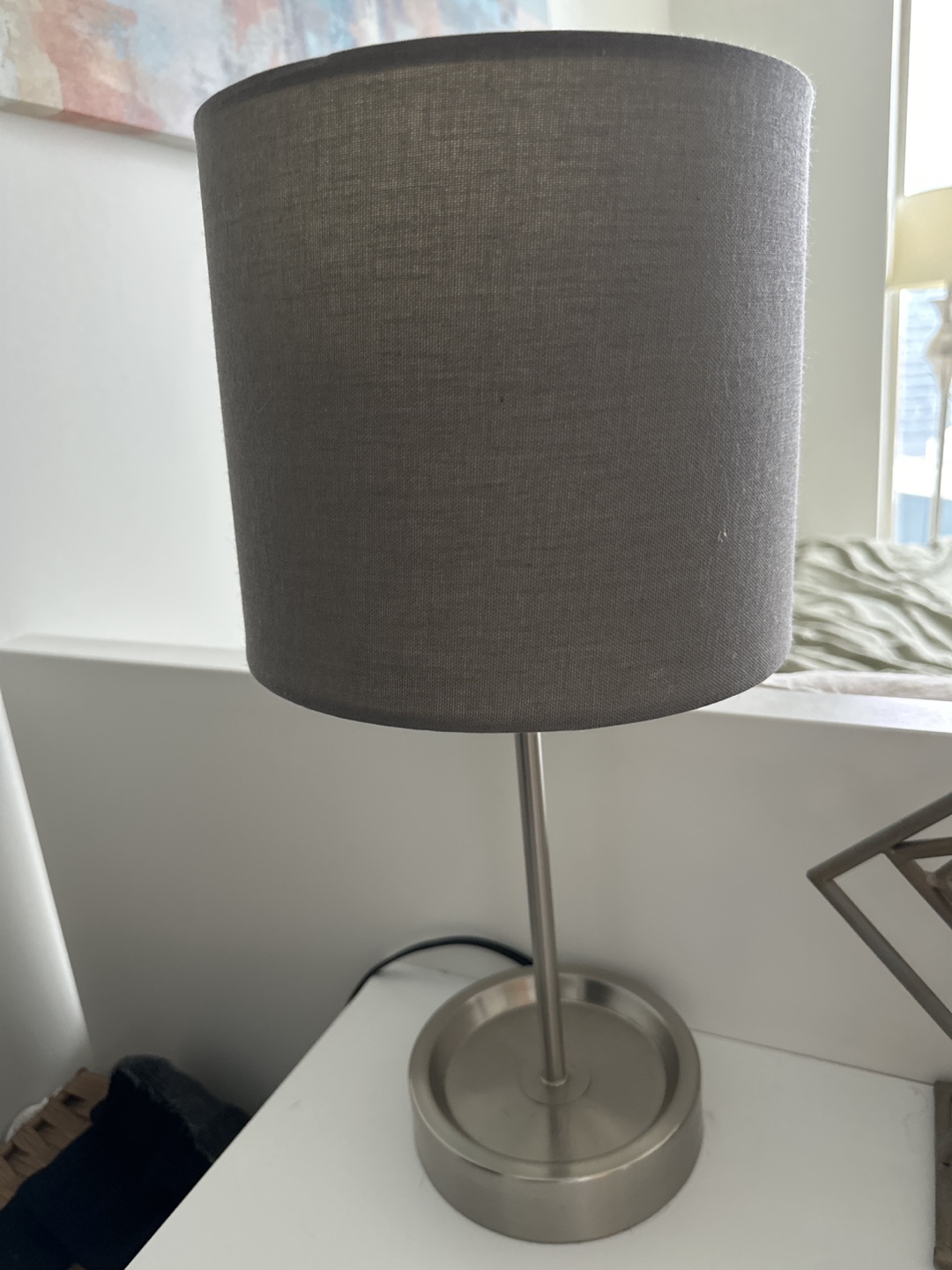 Gray Table Lamp - photo 2