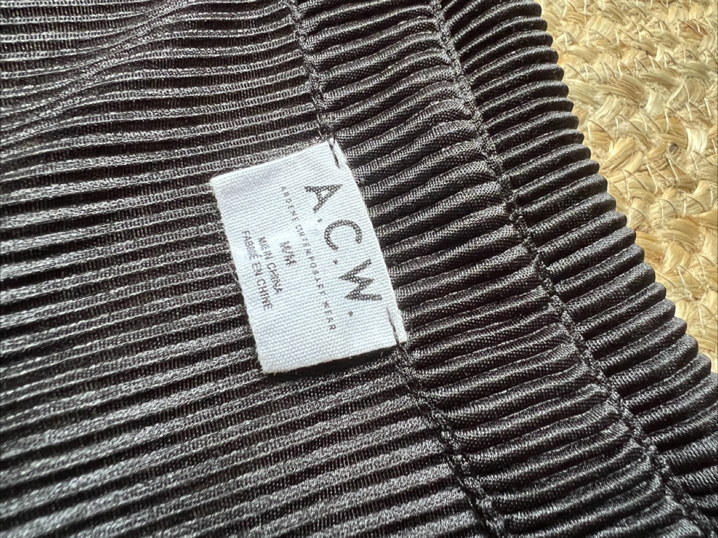 A.C.W. Plissé Shirt & Pants Set - Size M/M - photo 4