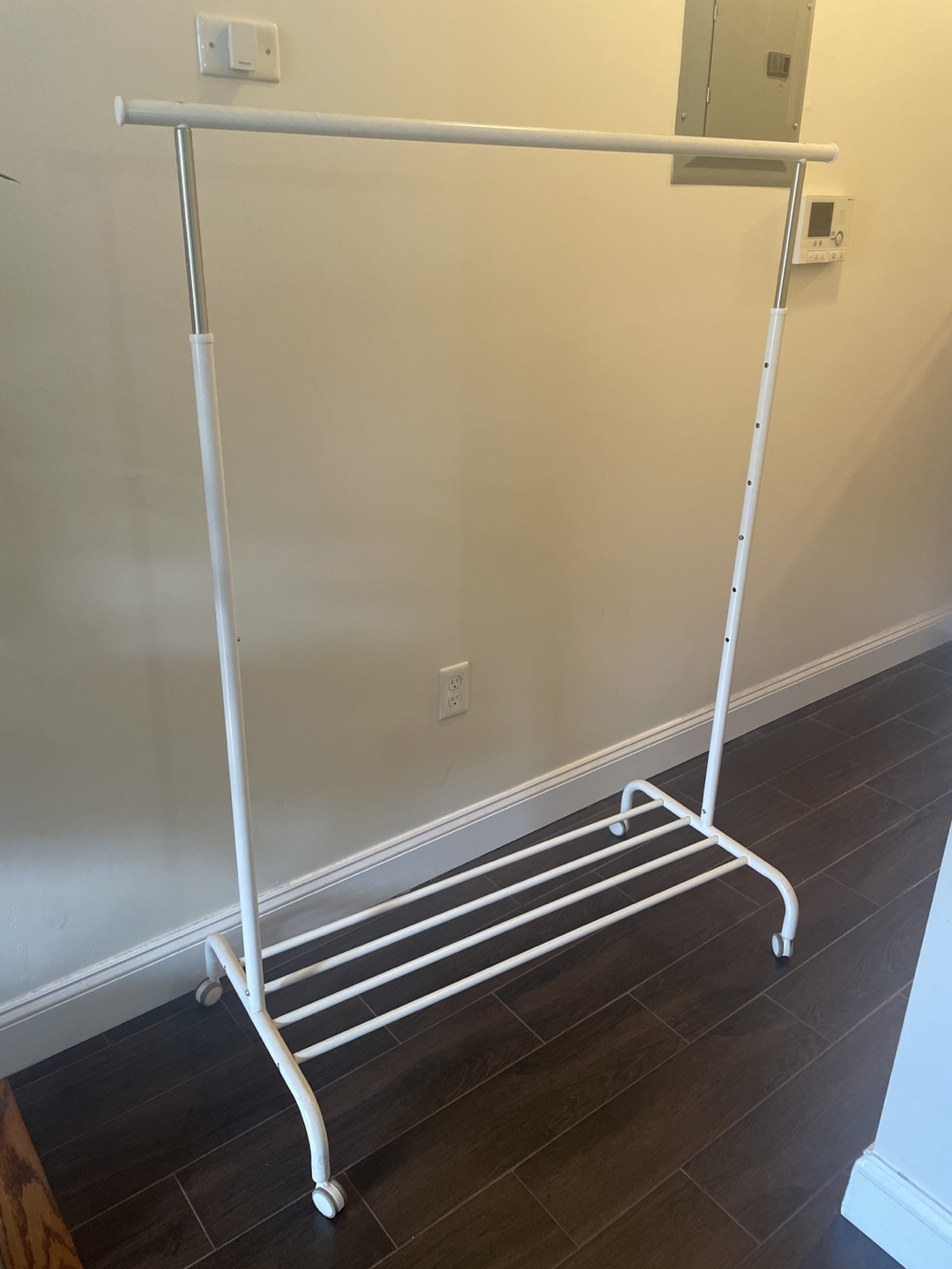 White Garment Rack