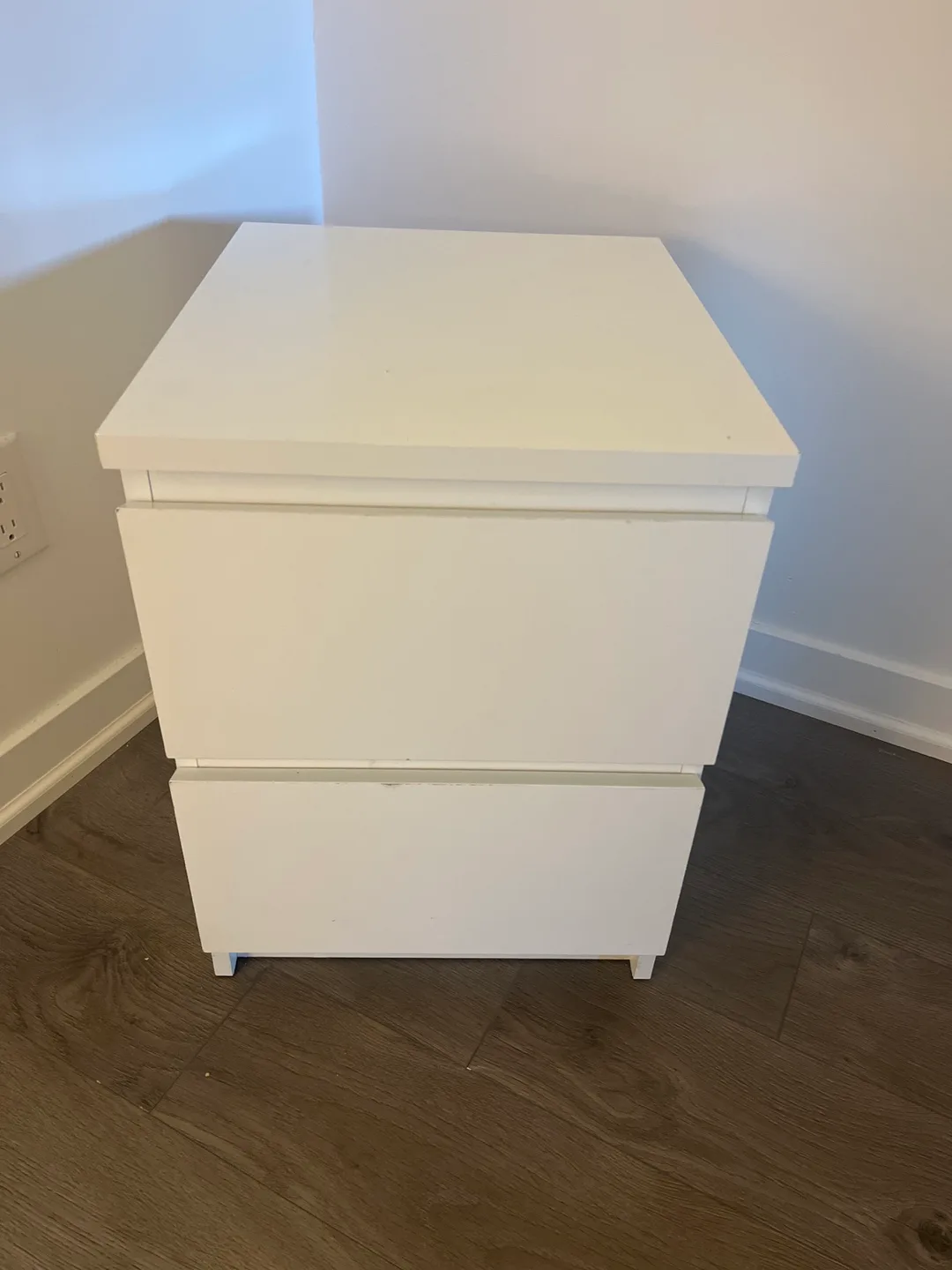 White 3-Drawer Dresser thumbnail